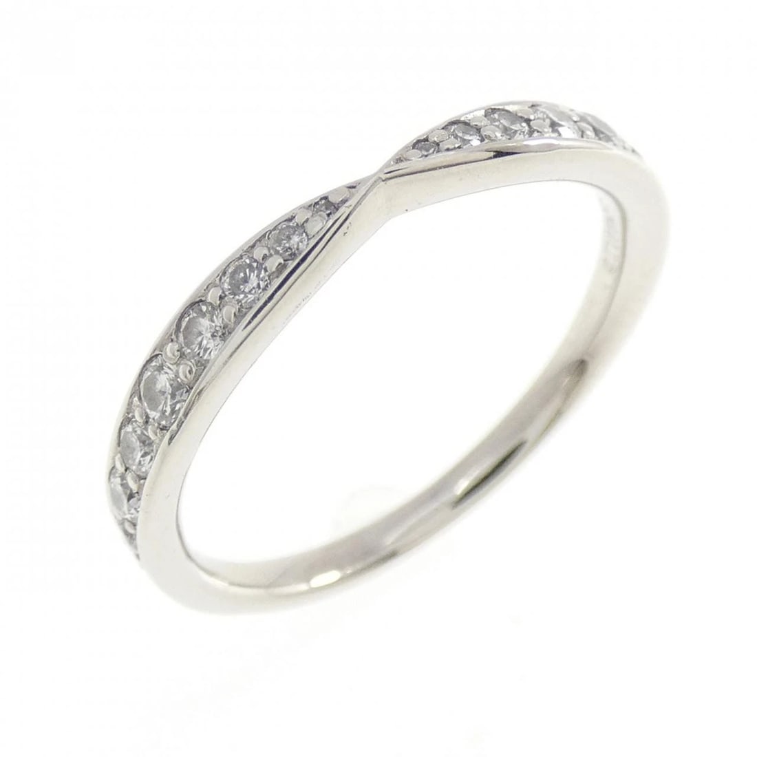 TIFFANY & CO. HARMONY RING: TIFFANY & Co. Harmony Ring Brand: TIFFANY&Co. Type/Style: TIFFANY & Co. Ring Material: Platinum950, Main Stone Natural Color: silver Size: US4 1/4 Accessories: None Accessories Notice: When