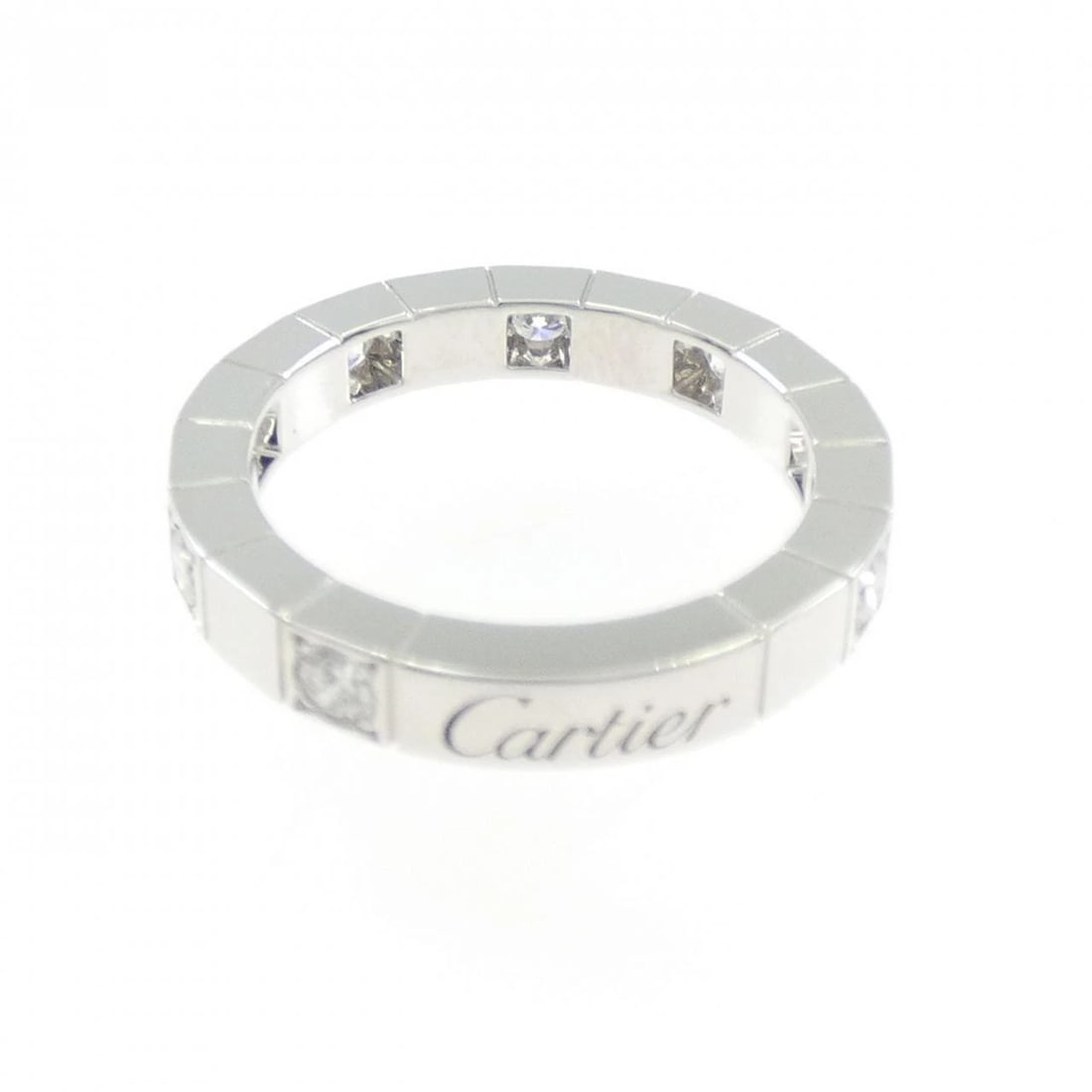 CARTIER LANIER HALF DIAMOND RING - 2