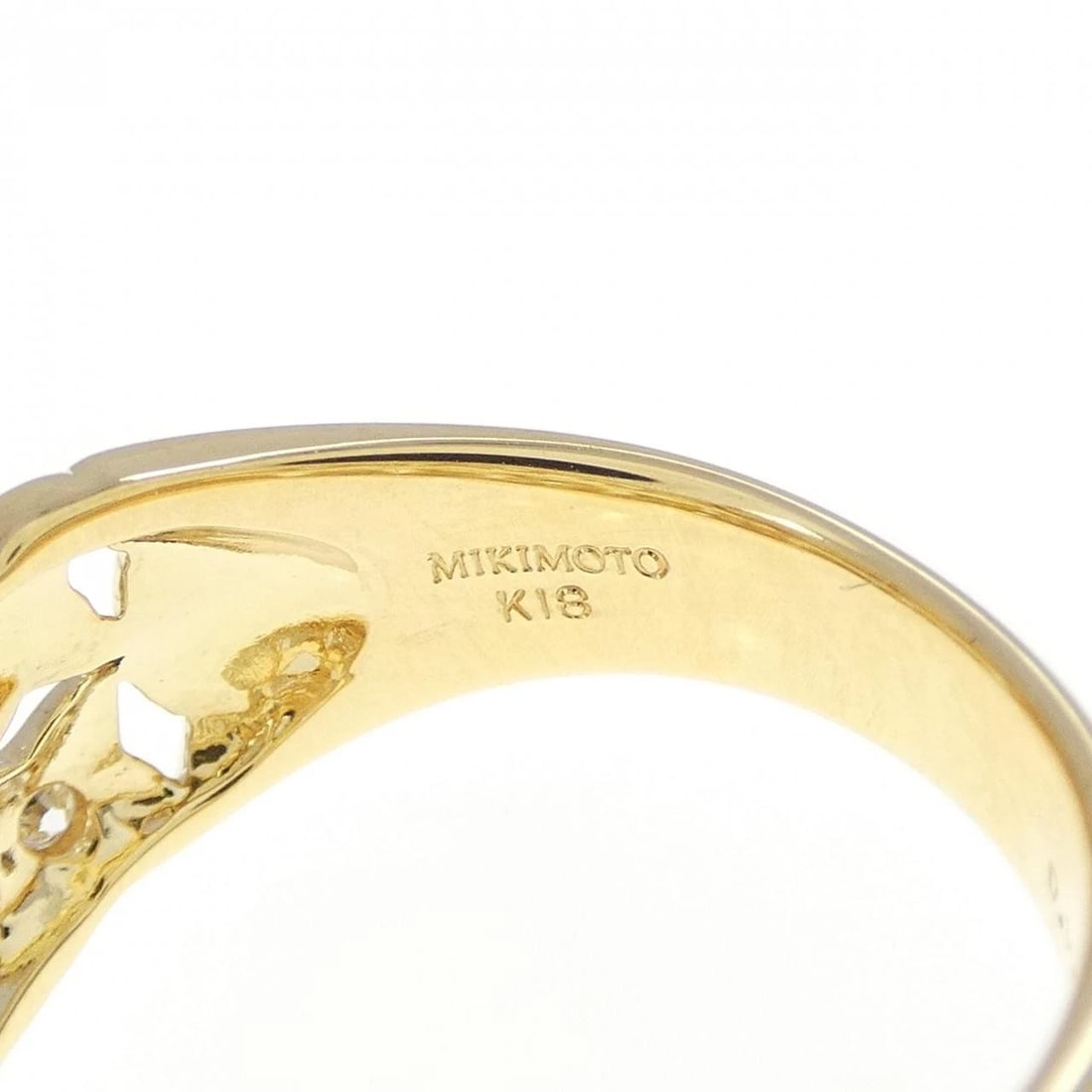 MIKIMOTO DIAMOND RING - 3
