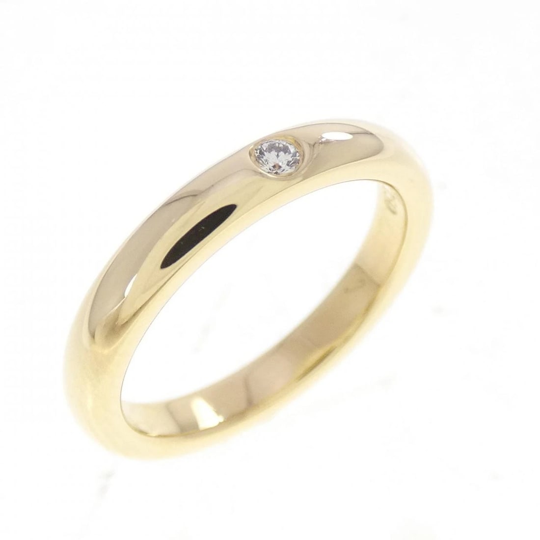 TIFFANY & CO. BAND RING: TIFFANY & Co. Band Ring Brand: TIFFANY&Co. Type/Style: TIFFANY & Co. Ring Material: 750 yellow gold, Main Stone Natural Color: YELLOW GOLD Size: US3 1/2 Accessories: None Accessories Notice: When