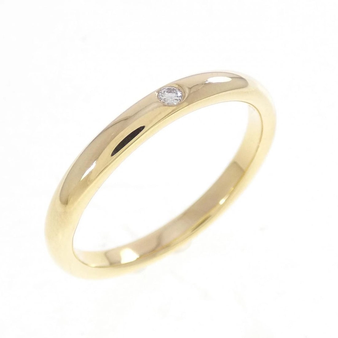 TIFFANY & CO. BAND RING: TIFFANY & Co. Band Ring Brand: TIFFANY&Co. Type/Style: TIFFANY & Co. Ring Material: 750 yellow gold, Main Stone Natural Color: YELLOW GOLD Size: US8 1/2 Accessories: None Accessories Notice: When