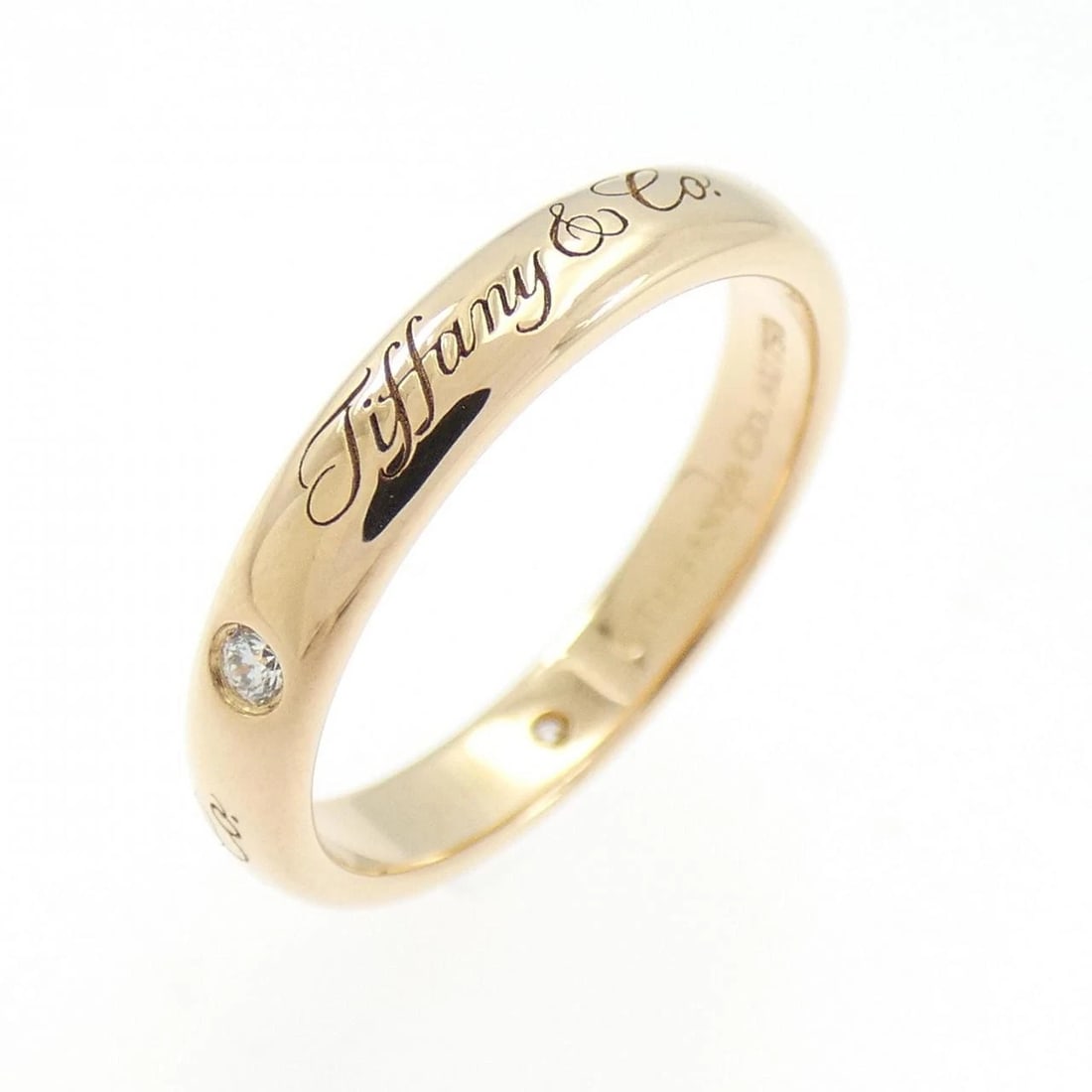 TIFFANY&CO. NOTES RING: TIFFANY&Co. Notes Ring Brand: TIFFANY&Co. Type/Style: TIFFANY & Co. Ring Material: 750 Pink Gold, Main Stone Natural Color: PINK GOLD Size: US3 1/2 Accessories: None Accessories Notice: Wh
