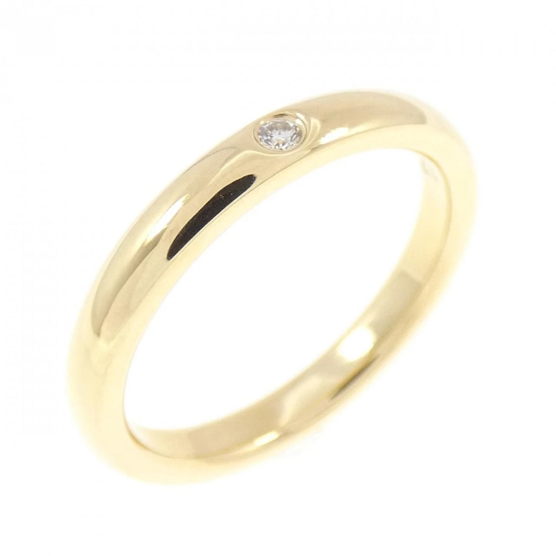 TIFFANY & CO. BAND RING: TIFFANY & Co. Band Ring Brand: TIFFANY&Co. Type/Style: TIFFANY & Co. Ring Material: 750 yellow gold, Main Stone Natural Color: YELLOW GOLD Size: US6 Accessories: None Accessories Notice: When