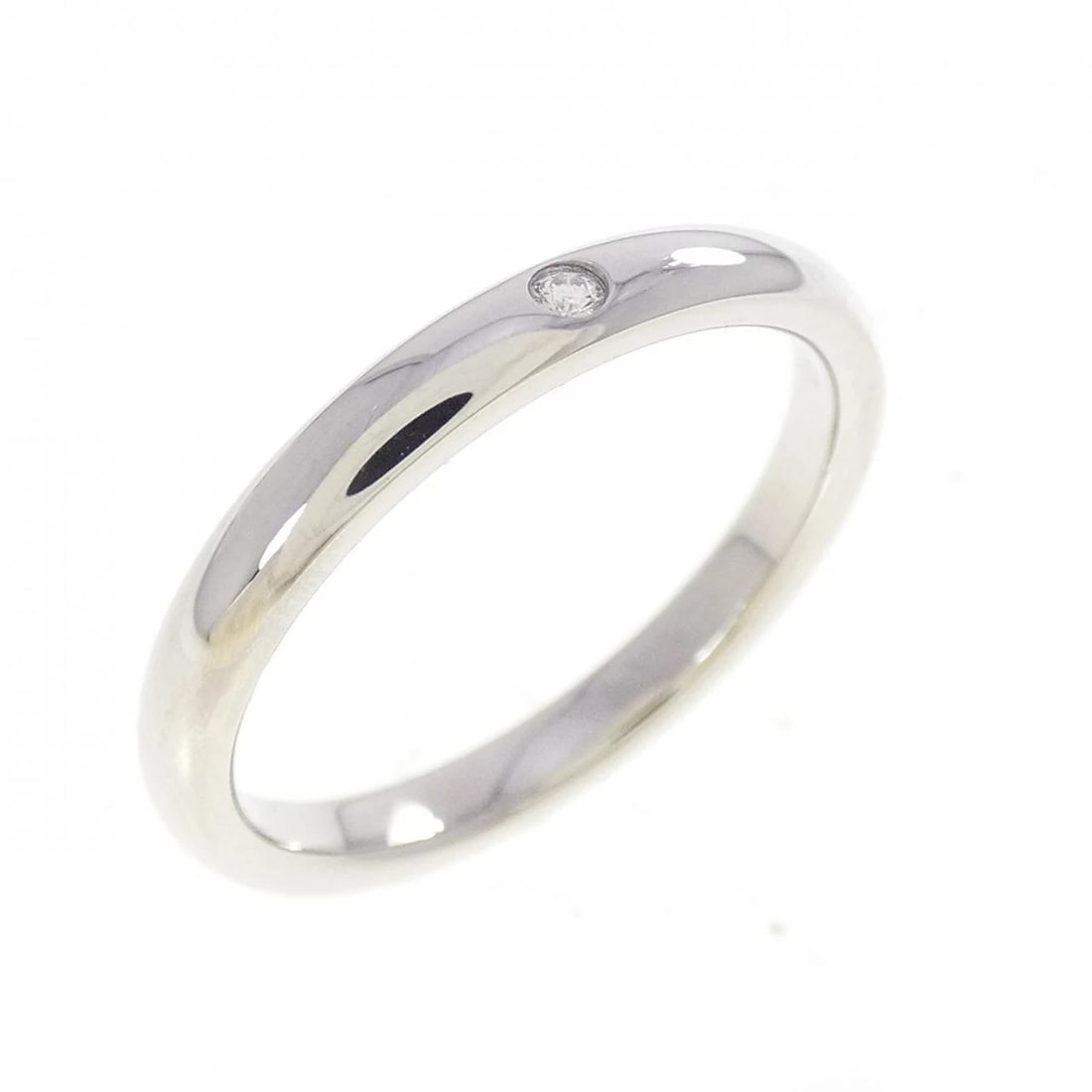 TIFFANY&CO. STACKING BAND RING: TIFFANY&Co. Stacking Band Ring Brand: TIFFANY&Co. Type/Style: TIFFANY & Co. Ring Material: Platinum950, Main Stone Natural Color: SILVER Size: US8 Accessories: None Accessories Notice: Whe