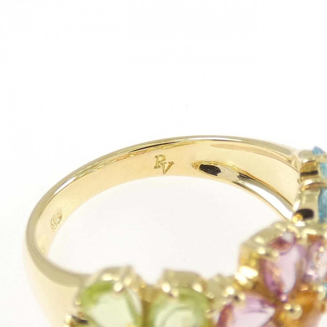 PONTE VECCHIO COLORED STONE RING - 3