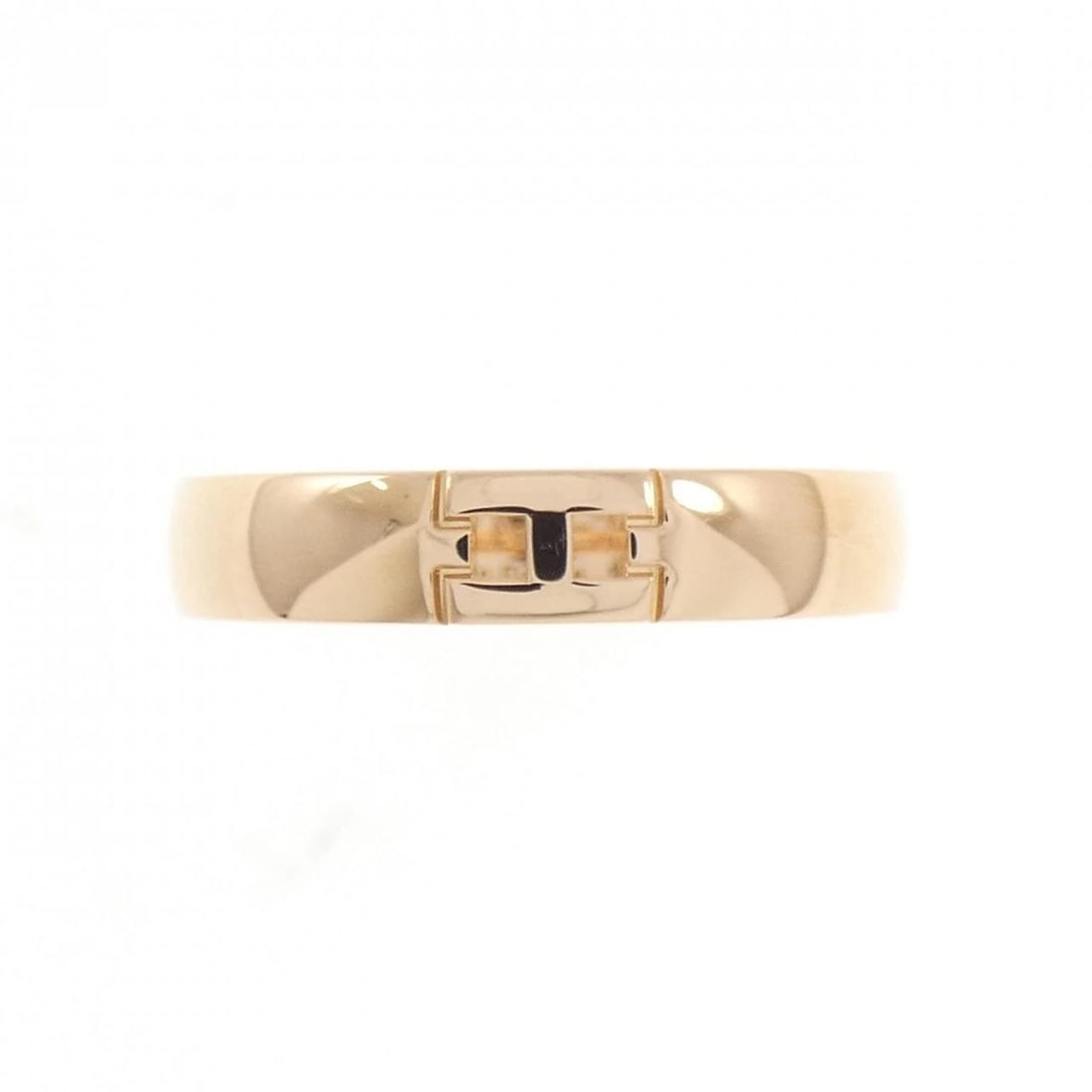 HERMES EVER HERCULES RING: Hermes Ever Hercules Ring Brand: HERMES Type/Style: Hermes Ring Material: 750 Pink Gold, Color: PINK GOLD Size: US5 1/4(50) Accessories: None Accessories Notice: When purchasing pre-owned goods,