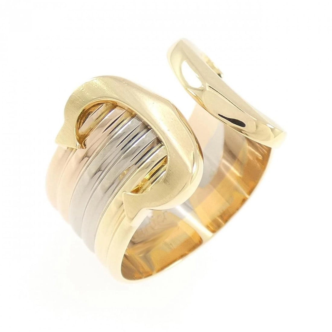 CARTIER RING: Cartier Ring Brand: CARTIER Type/Style: Cartier Ring Material: 750 Yellow Gold/750 White Gold/750 Pink Gold, Color: YG,WG,PG Size: US5 3/4(51) Accessories: None Accessories Notice: When purchasing