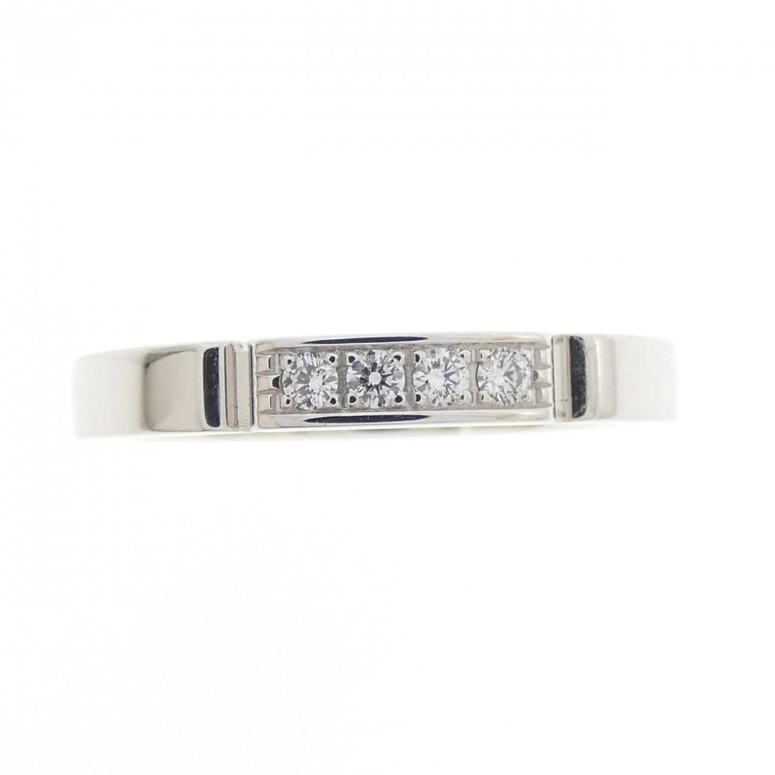 CARTIER MAILLON PANTHERE RING: Cartier Maillon PANTHERE Ring Brand: CARTIER Type/Style: Cartier Ring Material: 750 white gold, Main Stone Natural Color: white gold Size: US3 3/4(46) Accessories: None Accessories Notice: When