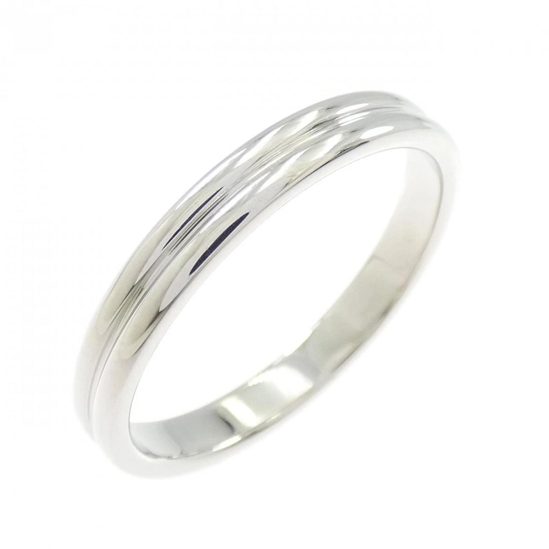 BOUCHERON GODRON RING: Boucheron Godron Ring Brand: Boucheron Type/Style: Boucheron Ring Material: Platinum950, Color: silver Size: US9 1/4(61) Accessories: None Accessories Notice: When purchasing pre-owned goods, please