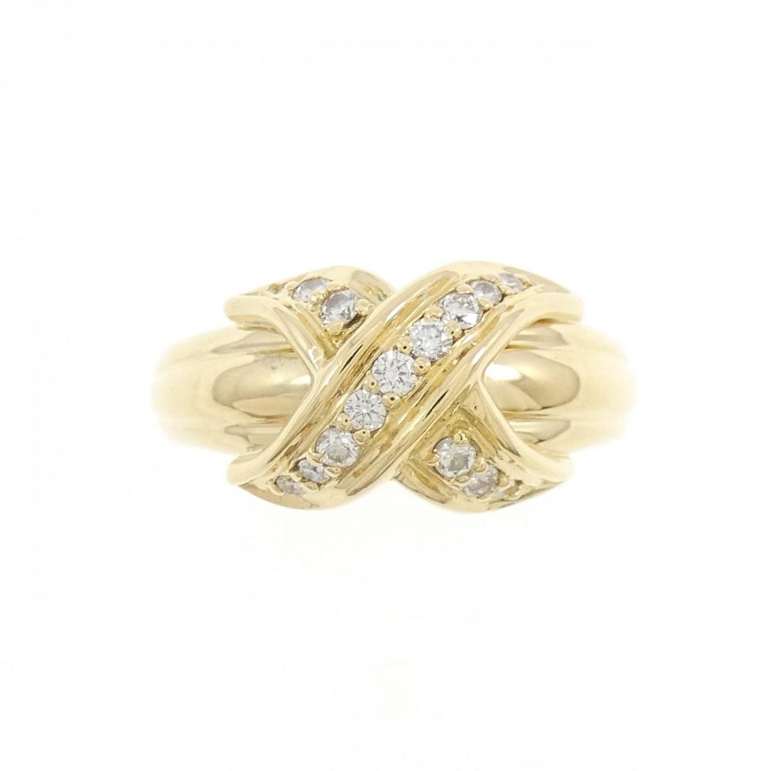 TIFFANY & CO. DIAMOND RING: TIFFANY & Co. Diamond Ring Brand: TIFFANY&Co. Type/Style: TIFFANY & Co. Ring Material: 750 yellow gold, Main Stone Natural Color: yellow gold Size: US5 1/4 Accessories: None Accessories Notice: When