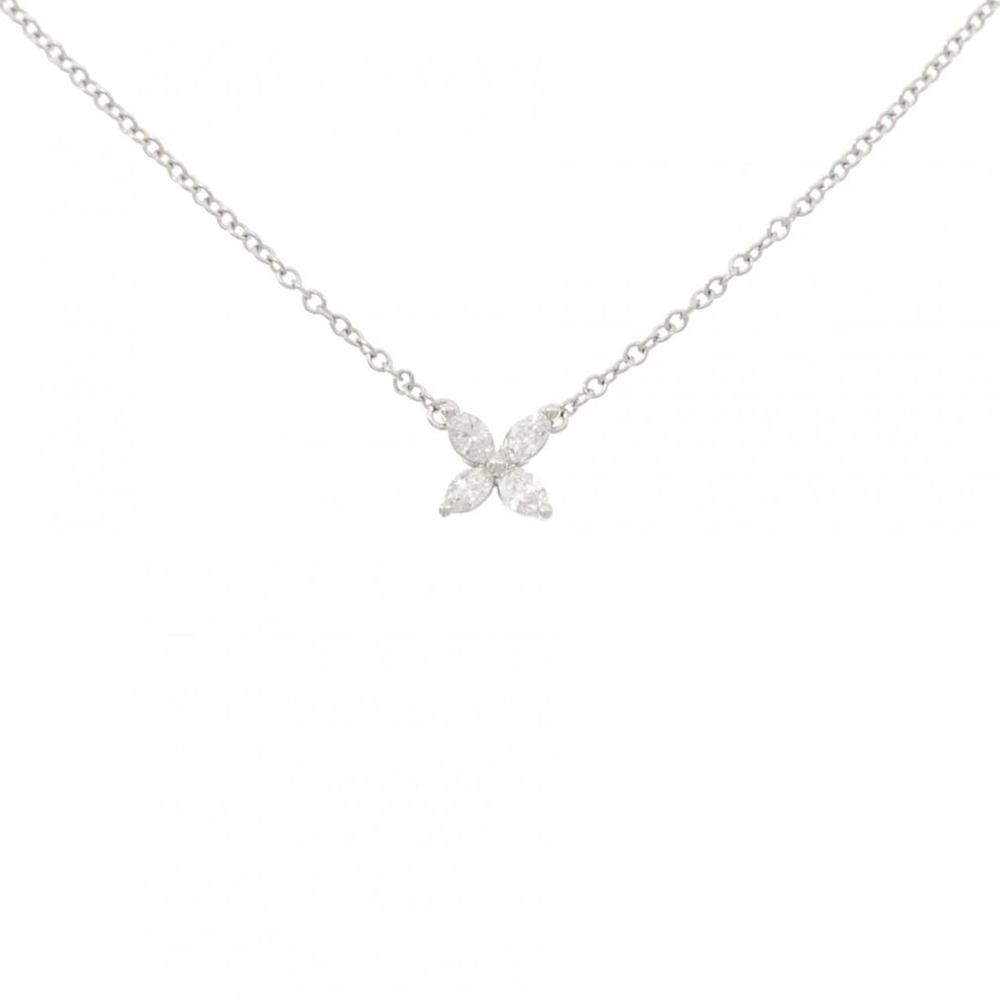 TIFFANY&CO. VICTORIA MINI NECKLACE: TIFFANY&Co. Victoria Mini Necklace Brand: TIFFANY&Co. Type/Style: TIFFANY&Co. Necklace Material: Platinum950, Main Stone Natural Color: SILVER Size: Length41cm Actual Size Pendant length approx. x