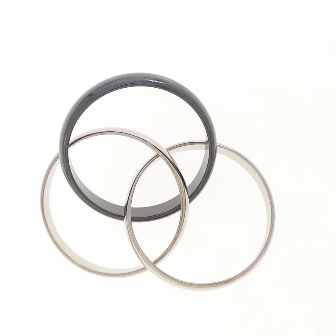 CARTIER TRINITY BLACK & WHITE RING - 2