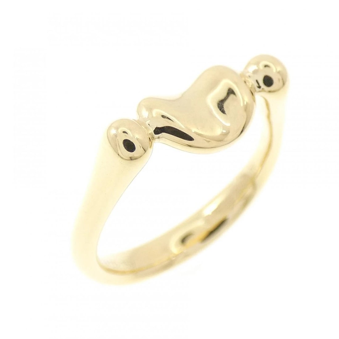 TIFFANY & CO. BEANS RING: TIFFANY & Co. Beans Ring Brand: TIFFANY&Co. Type/Style: TIFFANY & Co. Ring Material: 750 yellow gold, Color: Yellow Gold Size: US4 3/4 Accessories: None Accessories Notice: When purchasing