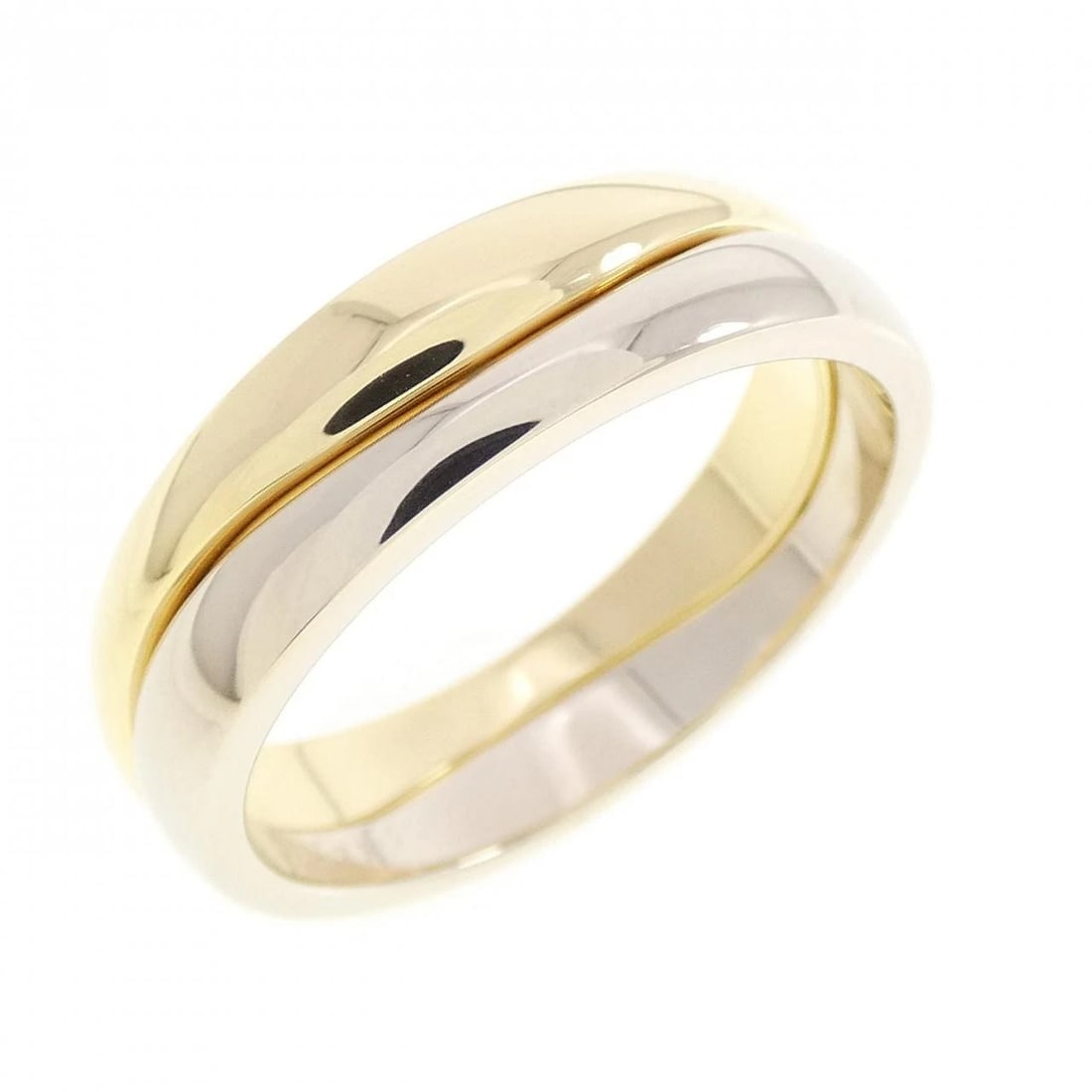 CARTIER LOVE ME RING: Cartier Love Me Ring Brand: CARTIER Type/Style: Cartier Ring Material: 750 yellow gold/750 white gold, Color: YG,WG Size: US7 1/4(55) Accessories: None Accessories Notice: When purchasing pre-owned