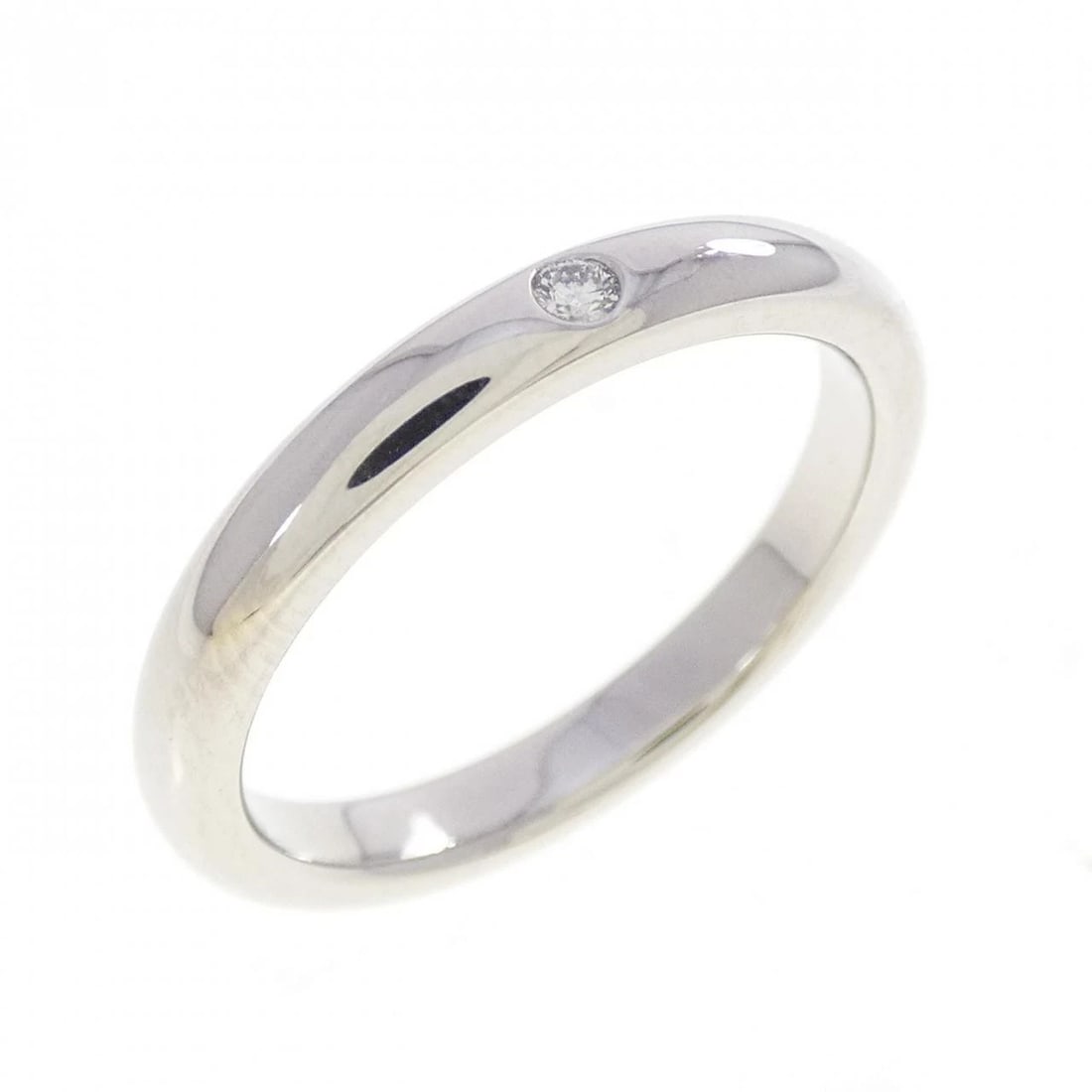 TIFFANY&CO. STACKING BAND RING: TIFFANY&Co. Stacking Band Ring Brand: TIFFANY&Co. Type/Style: TIFFANY & Co. Ring Material: Platinum950, Main Stone Natural Color: Silver Size: US6 1/2 Accessories: None Accessories Notice: When