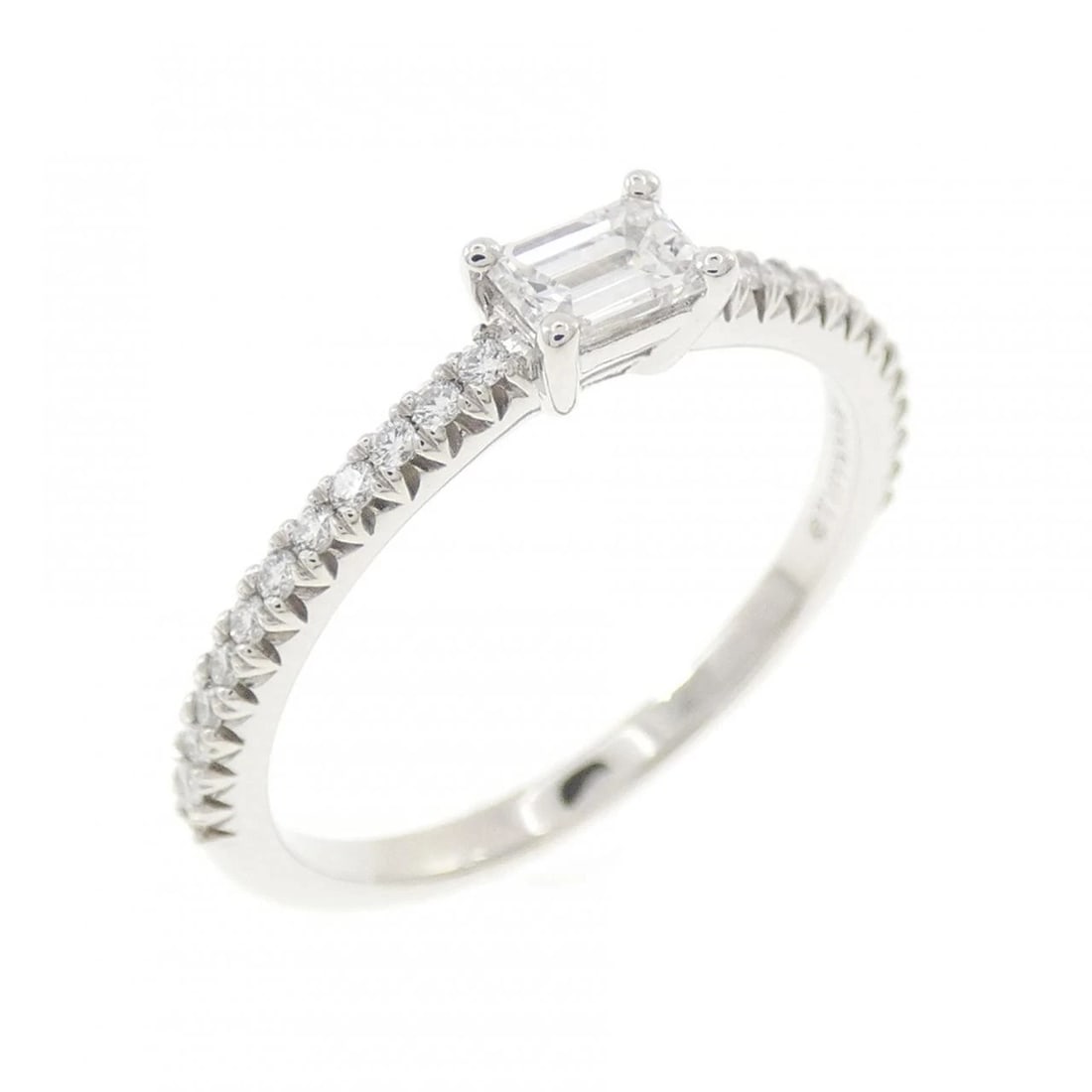TIFFANY & CO. NOVO HORIZON RING: TIFFANY & Co. Novo Horizon Ring Brand: TIFFANY&Co. Type/Style: TIFFANY & Co. Ring Material: Platinum950, Main Stone Natural Color: Silver Size: US5 Accessories: None Accessories Notice: When