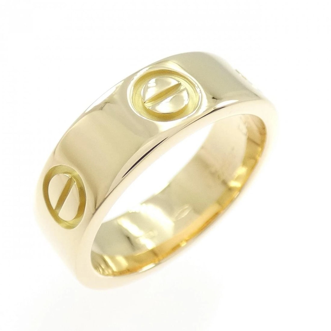 CARTIER LOVE RING: Cartier Love Ring Brand: CARTIER Type/Style: Cartier Ring Material: 750 yellow gold, Color: Yellow Gold Size: US4 3/4(49) Accessories: None Accessories Notice: When purchasing pre-owned goods, please