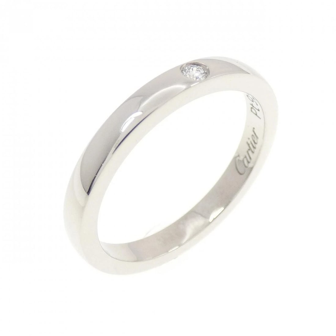 CARTIER BALLERINA RING: Cartier Ballerina Ring Brand: CARTIER Type/Style: Cartier Ring Material: Platinum950, Main Stone Natural Color: Silver Size: US3 1/4(45) Accessories: None Accessories Notice: When purchasing