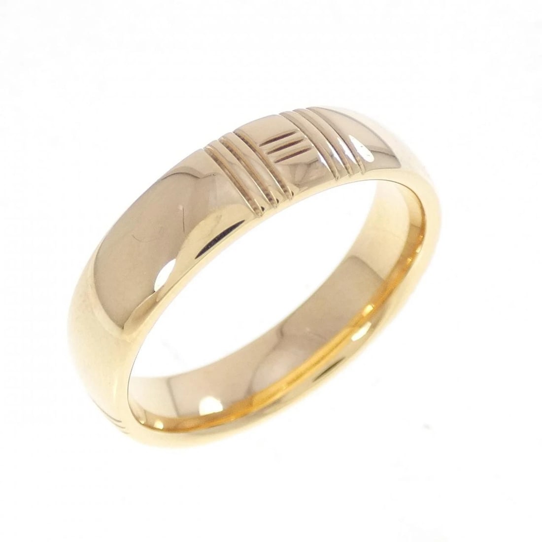HERMES 750YG RING: Hermes 750YG Ring Brand: HERMES Type/Style: Hermes Ring Material: 750 yellow gold, Color: Yellow Gold Size: US7 1/4(55) Accessories: None Accessories Notice: When purchasing pre-owned goods, please