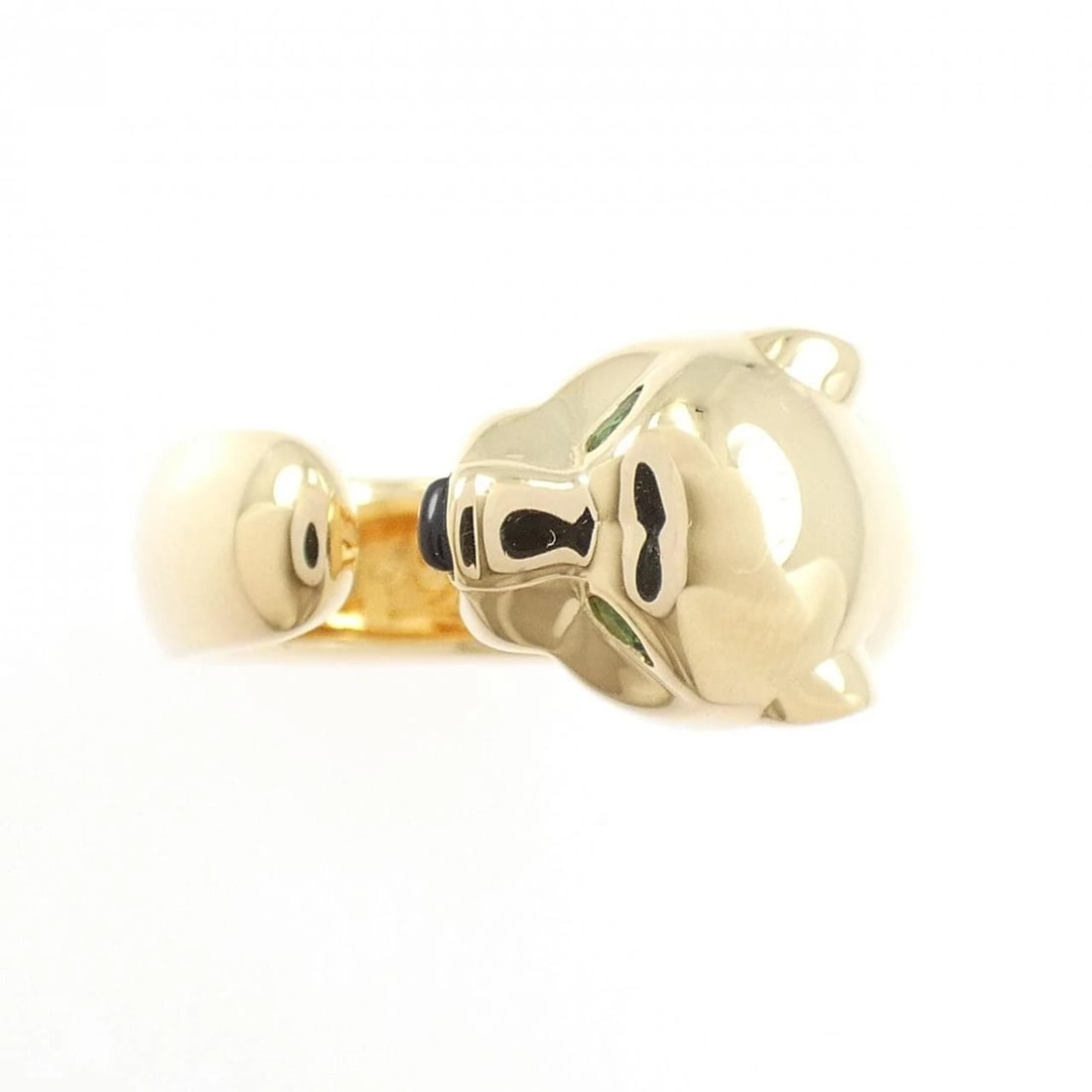 CARTIER PANTHERE RING: Cartier PANTHERE Ring Brand: CARTIER Type/Style: Cartier Ring Material: 750 yellow gold, Main Stone Garnet Color: Yellow Gold Size: US7 1/4(55) Accessories: None Accessories Notice: When p