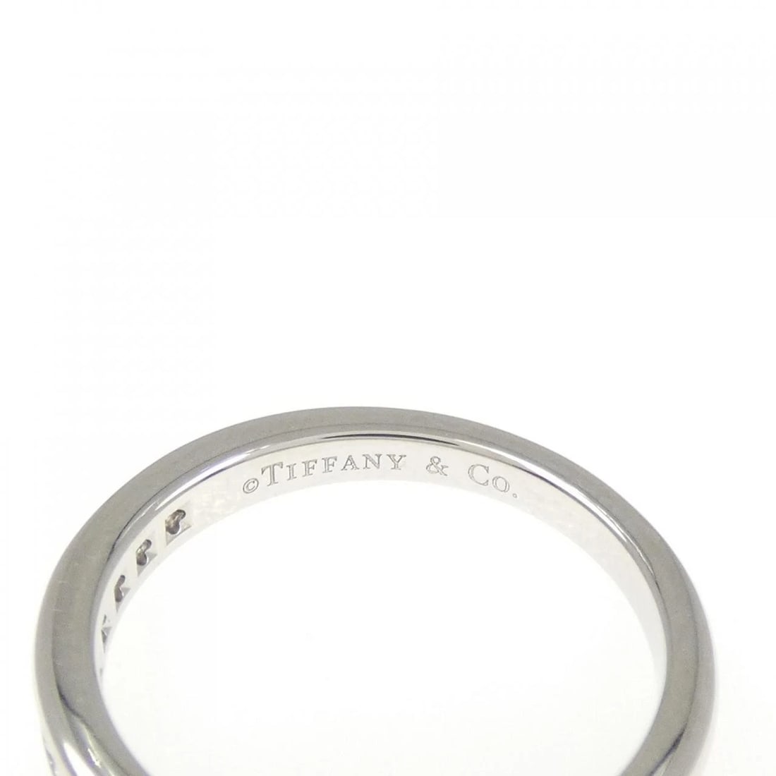 TIFFANY & CO. HALF CIRCLE CHANNEL SETTING RING - 4