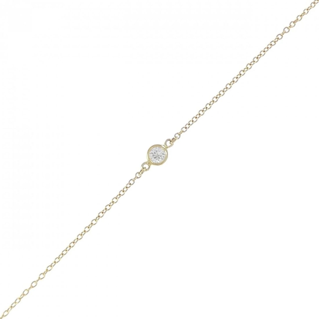 TIFFANY & CO. BY THE YARD BRACELET: TIFFANY & Co. By the Yard Bracelet Brand: TIFFANY&Co. Type/Style: TIFFANY & Co. Bracelet Material: 750 yellow gold, Main Stone Natural Color: YEllow Gold Size: 20cmActual Size Max width approx: 3.7mm