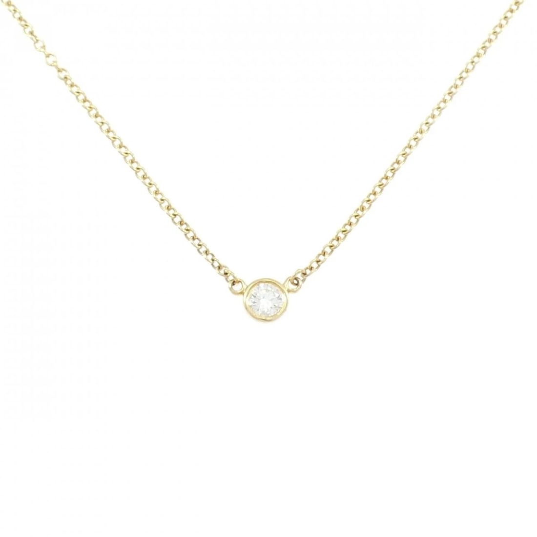 TIFFANY & CO. BY THE YARD NECKLACE: TIFFANY & Co. By the Yard Necklace Brand: TIFFANY&Co. Type/Style: TIFFANY&Co. Necklace Material: 750 yellow gold, Main Stone Natural Color: YEllow Gold Size: length40cmActual Size Diameteraround:
