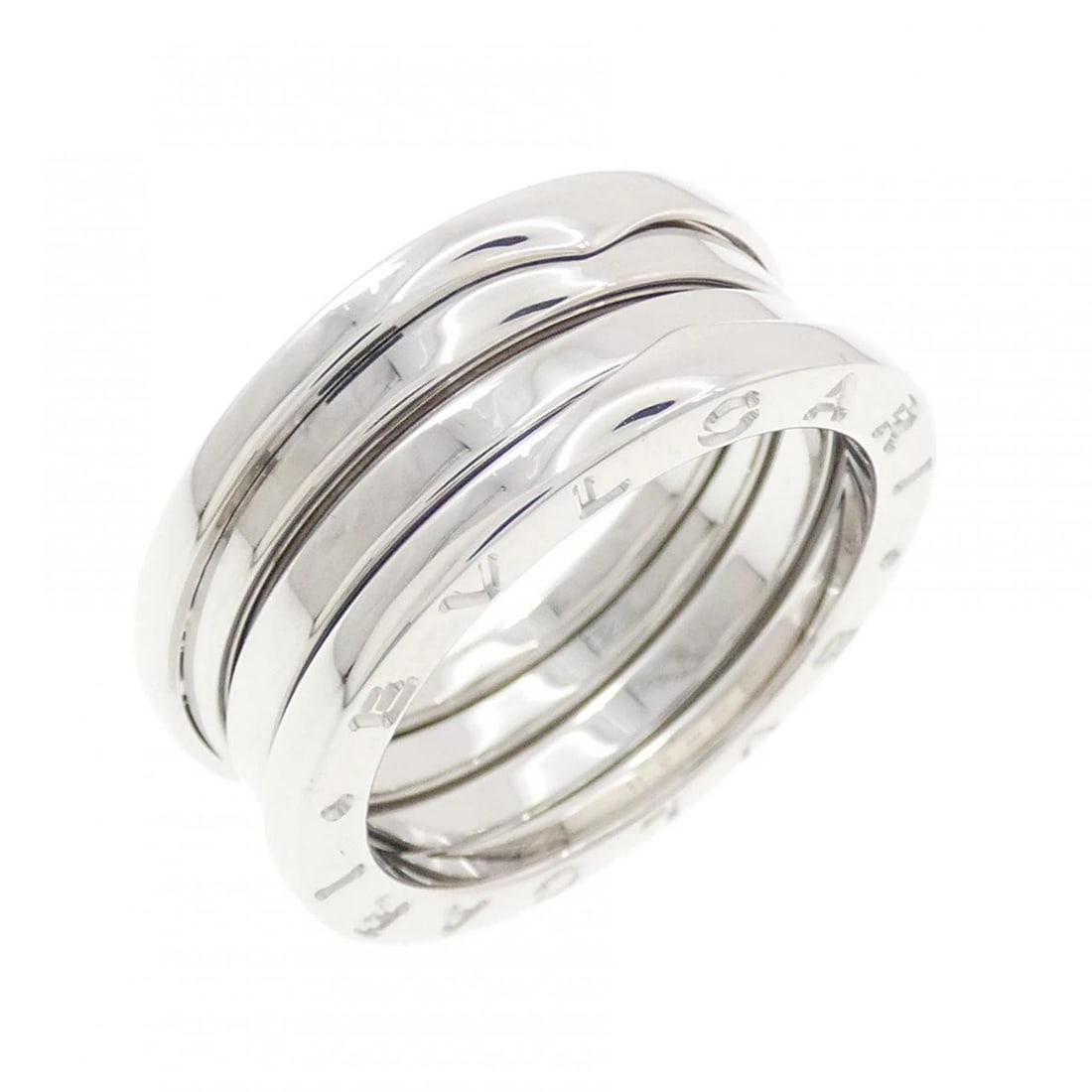 BVLGARI B.ZERO1 RING: Bvlgari B.zero1 Ring Brand: BVLGARI Type/Style: Bulgari Ring Material: 750 white gold, Color: White Gold Size: US7 3/4(56) Accessories: None Accessories Notice: When purchasing pre-owned goods,