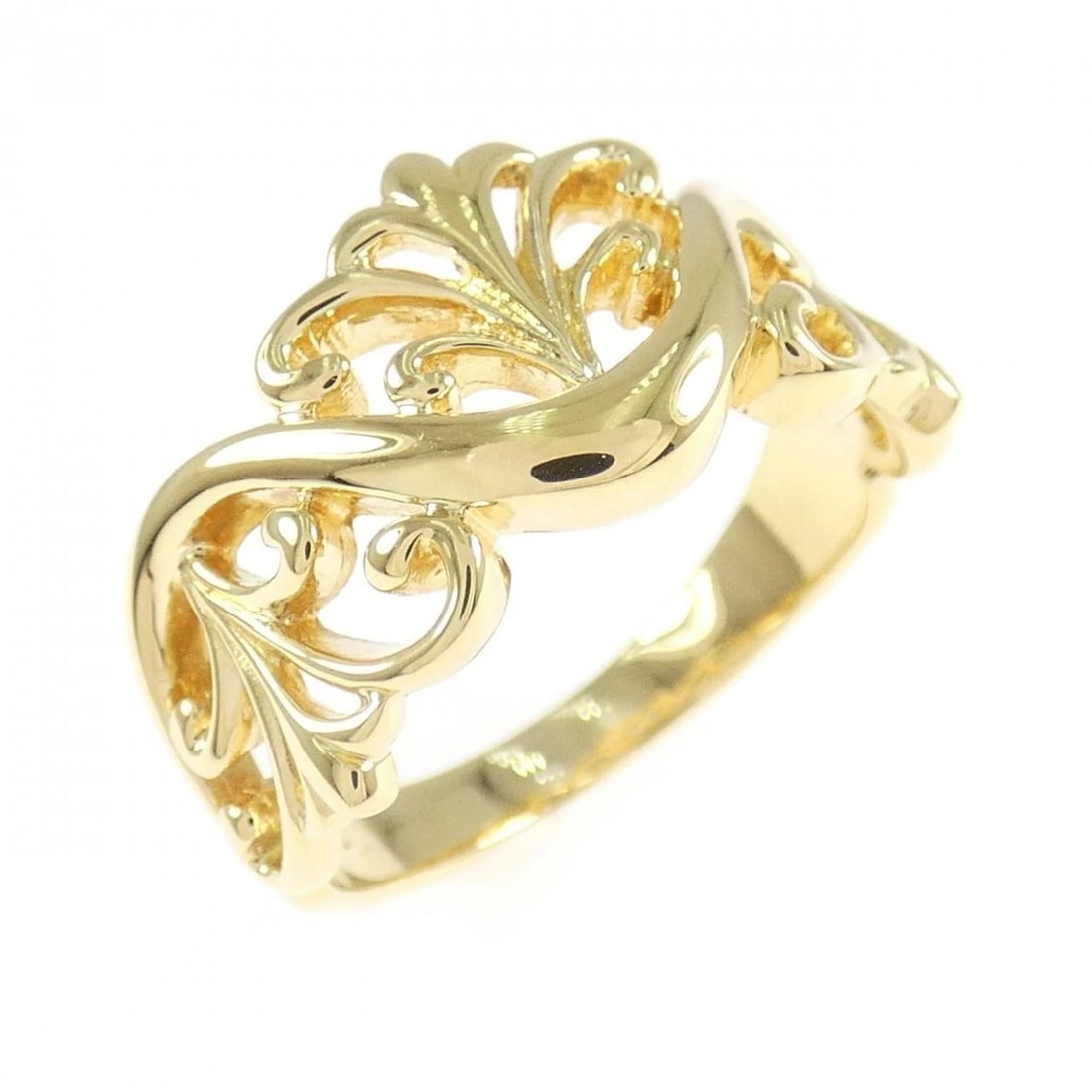 MIKIMOTO K18YG RING: Mikimoto K18YG Ring Brand: MIKIMOTO Type/Style: Mikimoto Ring Material: K18 yellow gold, Color: YEllow Gold Size: US7 1/4 Accessories: None Accessories Notice: When purchasing pre-owned goods, please