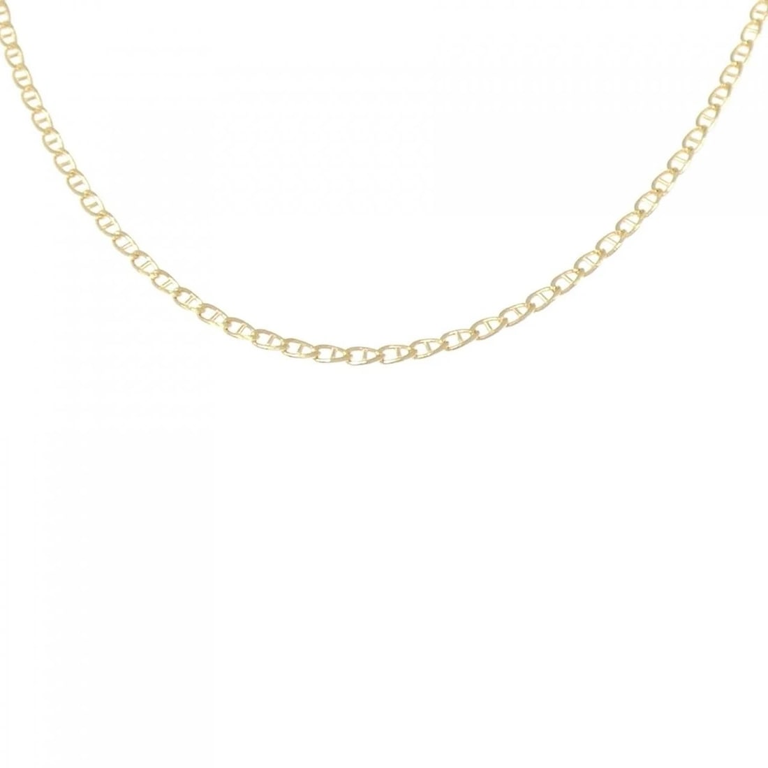 UNOAELE 750YG NECKLACE: Unoaele 750YG Necklace Brand: UNOAERRE Type/Style: Unoaerre Necklace Material: 750 yellow gold, Color: Yellow Gold Size: Length40cmActual Size Chain maximum width approx.: 1.7mm Accessories: None