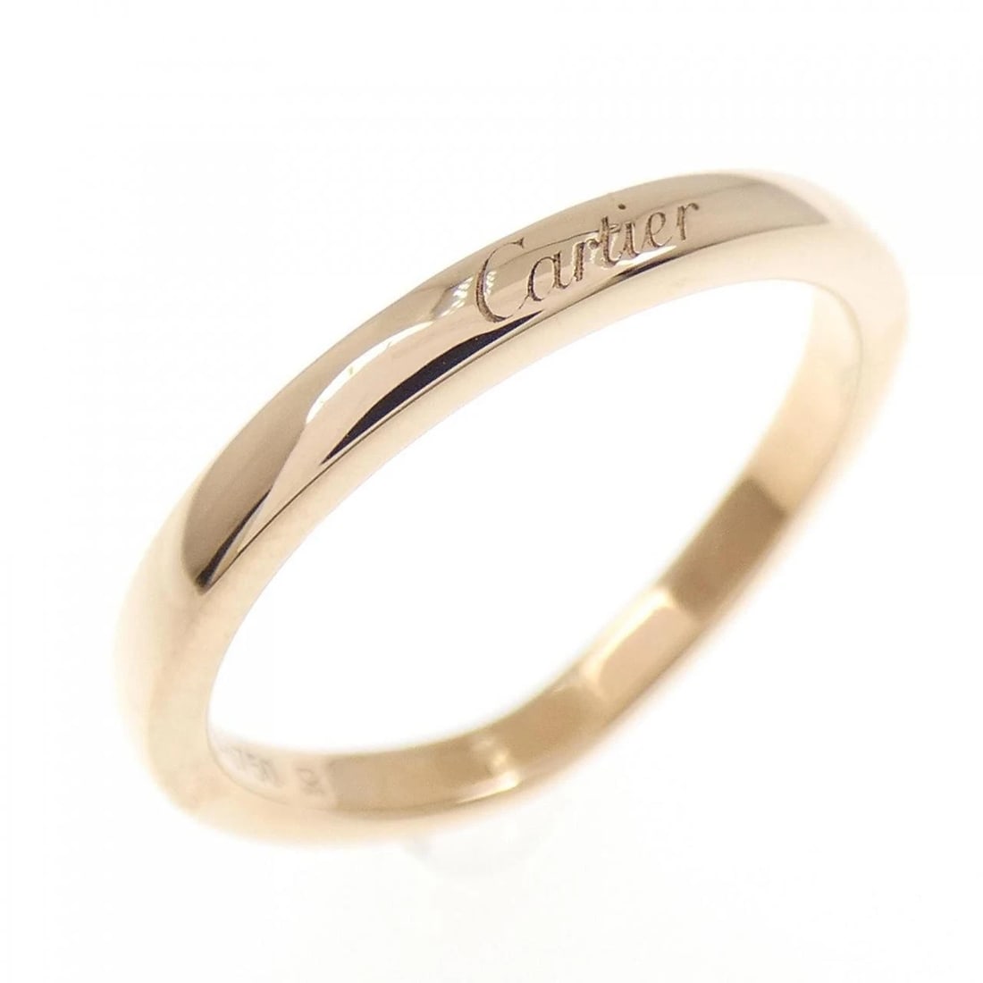 CARTIER BALLERINA RING: Cartier Ballerina Ring Brand: CARTIER Type/Style: Cartier Ring Material: 750 Pink Gold, Color: Pink gold Size: US4(47) Accessories: None Accessories Notice: When purchasing pre-owned goods, please