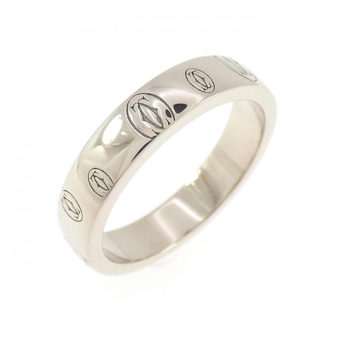 CARTIER HAPPY BIRTHDAY RING: Cartier Happy Birthday Ring Brand: CARTIER Type/Style: Cartier Ring Material: 750 white gold, Color: White Gold Size: US5 1/4(50) Accessories: None Accessories Notice: When purchasing pre-owned