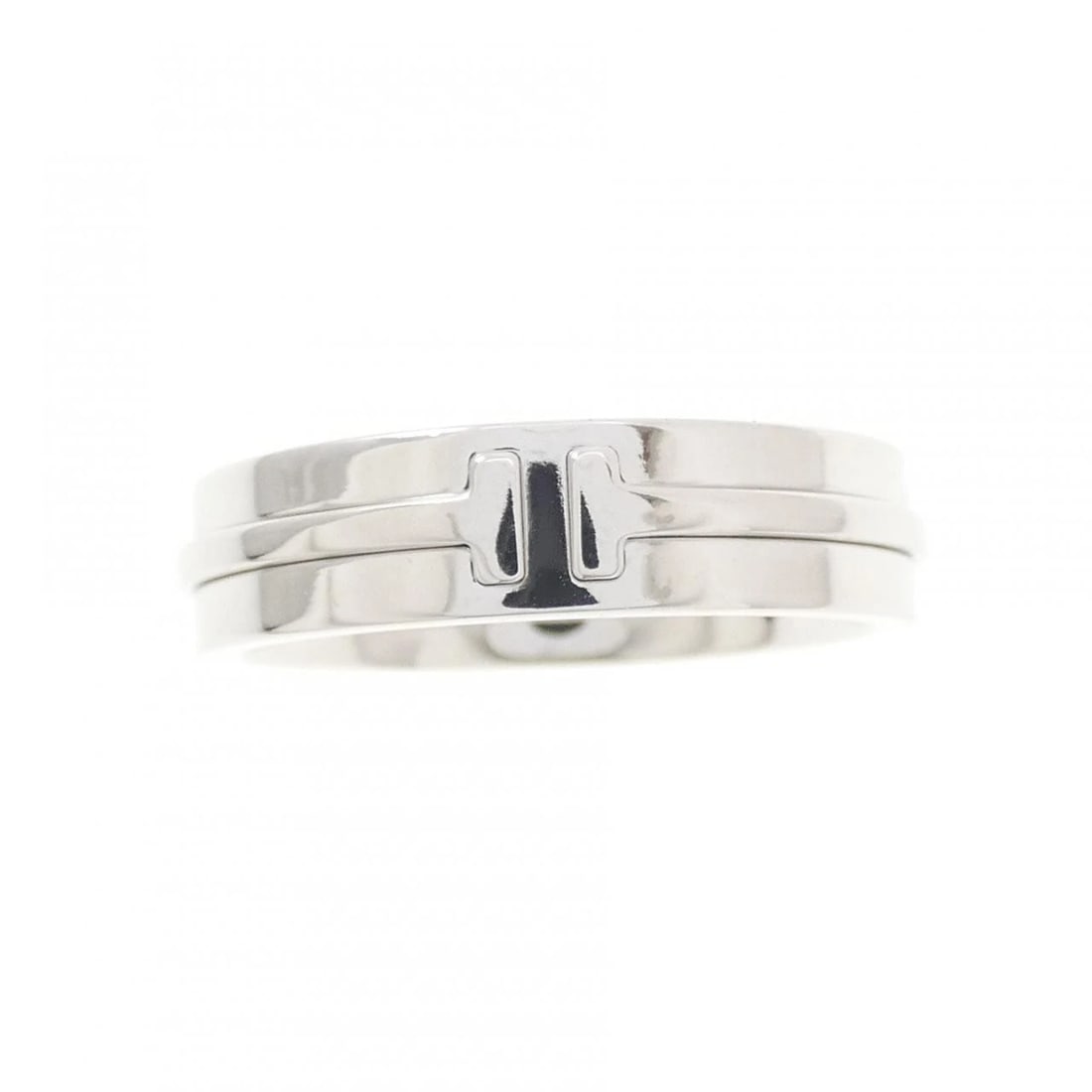 TIFFANY&CO. T-TOE RING: TIFFANY&Co. T-Toe Ring Brand: TIFFANY&Co. Type/Style: TIFFANY & Co. Ring Material: 750 white gold, Color: White Gold Size: US9 1/2 Accessories: None Accessories Notice: When purchasing pre-owned