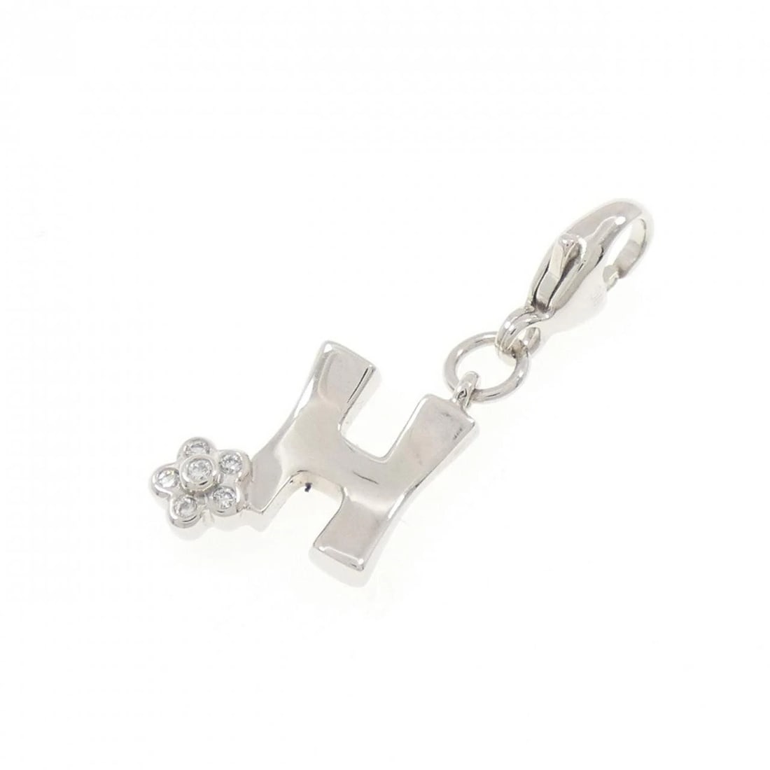 PONTE VECCHIO DIAMOND CHARM: Ponte Vecchio Diamond Charm Brand: Ponte Vecchio Type/Style: Ponte Vecchio Pendant/Brooch Material: 750 white gold, Main Stone Natural Color: white gold Size: Actual Size Approximate dimensions