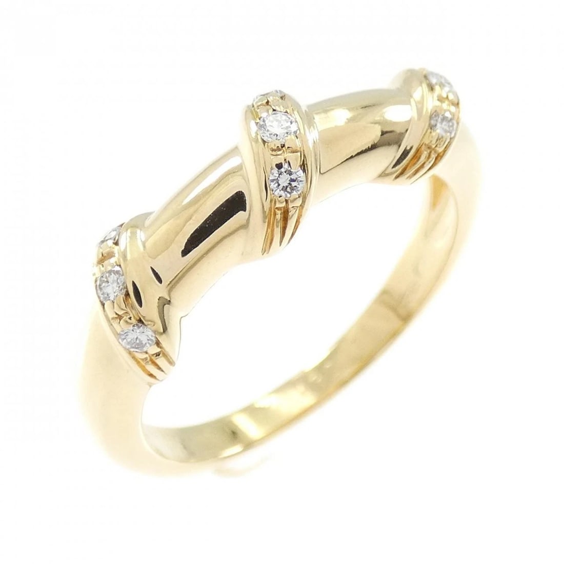 CHAUMET PETIT RUBAN RING: Chaumet Petit Ruban Ring Brand: Chaumet Type/Style: Chaumet Ring Material: 750 yellow gold, Main Stone Natural Color: YELLOW GOLD Size: US6 3/4 Accessories: None Accessories Notice: When purchasing