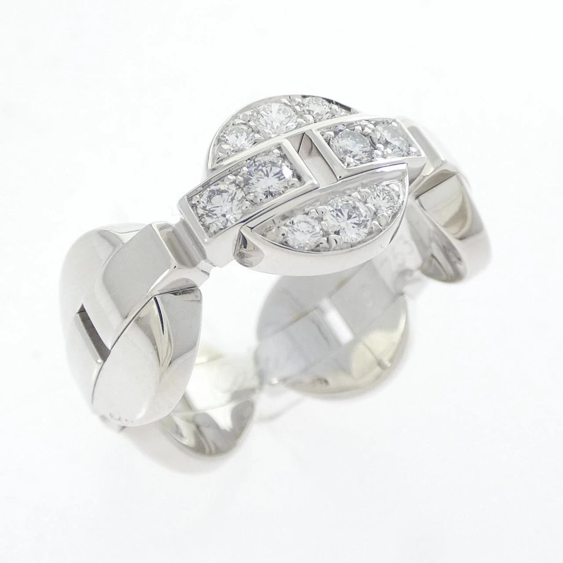 CARTIER IMARIA 1P RING: Cartier Imaria 1P Ring Brand: CARTIER Type/Style: Cartier Ring Material: 750 white gold, Main Stone Natural Color: white gold Size: US5 3/4(51) Accessories: None Accessories Notice: When purchasing