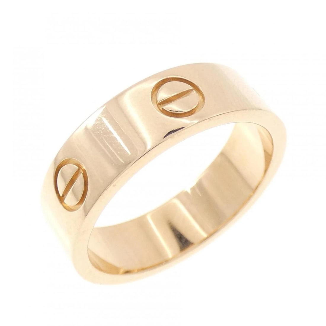 CARTIER LOVE RING: Cartier Love Ring Brand: CARTIER Type/Style: Cartier Ring Material: 750 Pink Gold, Color: pink gold Size: US8 1/4(57) Accessories: None Accessories Notice: When purchasing pre-owned goods, please