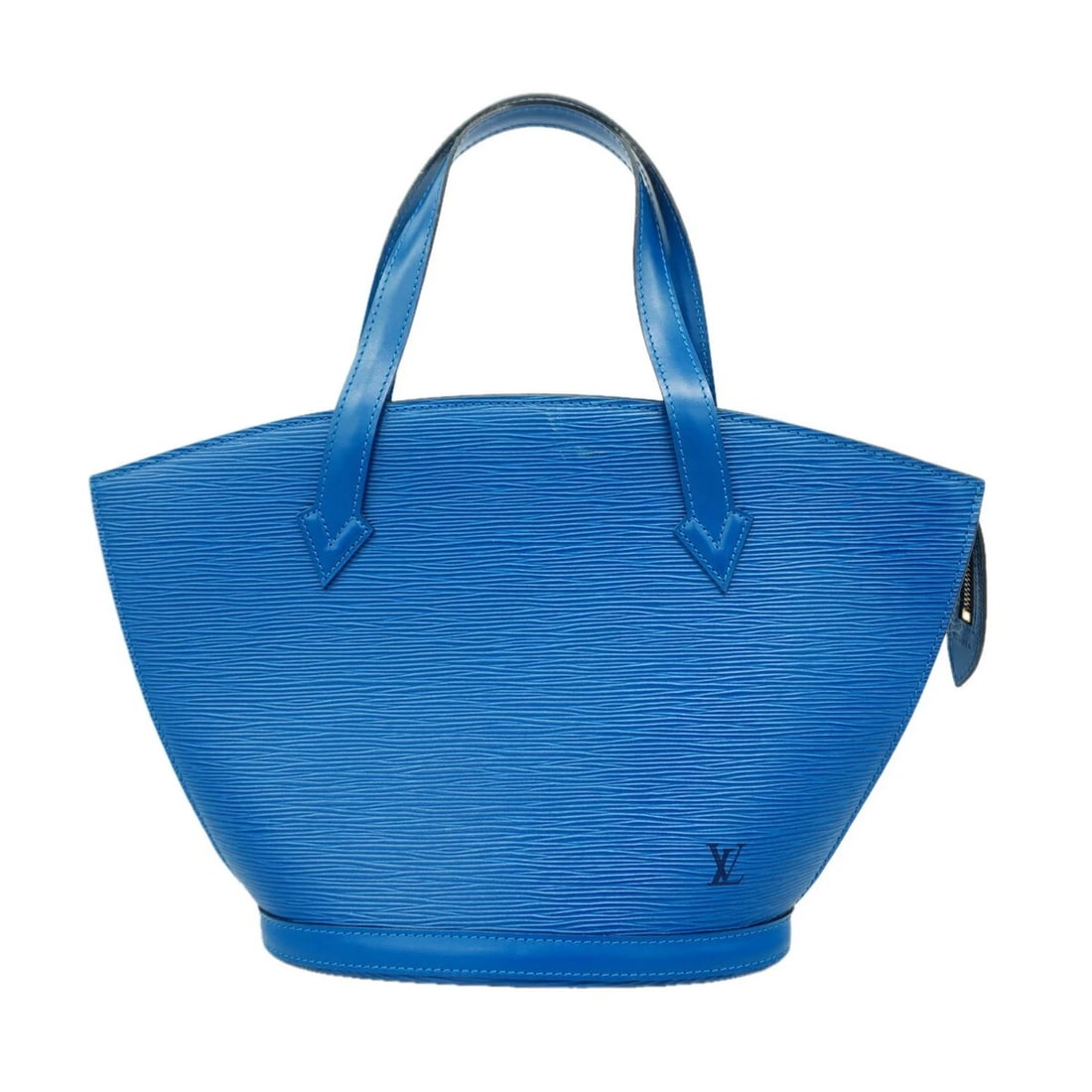LOUIS VUITTON EPI SAINT JACQUES HANDBAG: Louis Vuitton Epi Saint Jacques handbag Brand: Louis Vuitton Type/Style: Handbag Material: None Color: Toledo blue Size: (HxWxD) 24cm x 23cm x 10.5cm / 9.44inch x 9.05inch x 4.13inch Accessories: