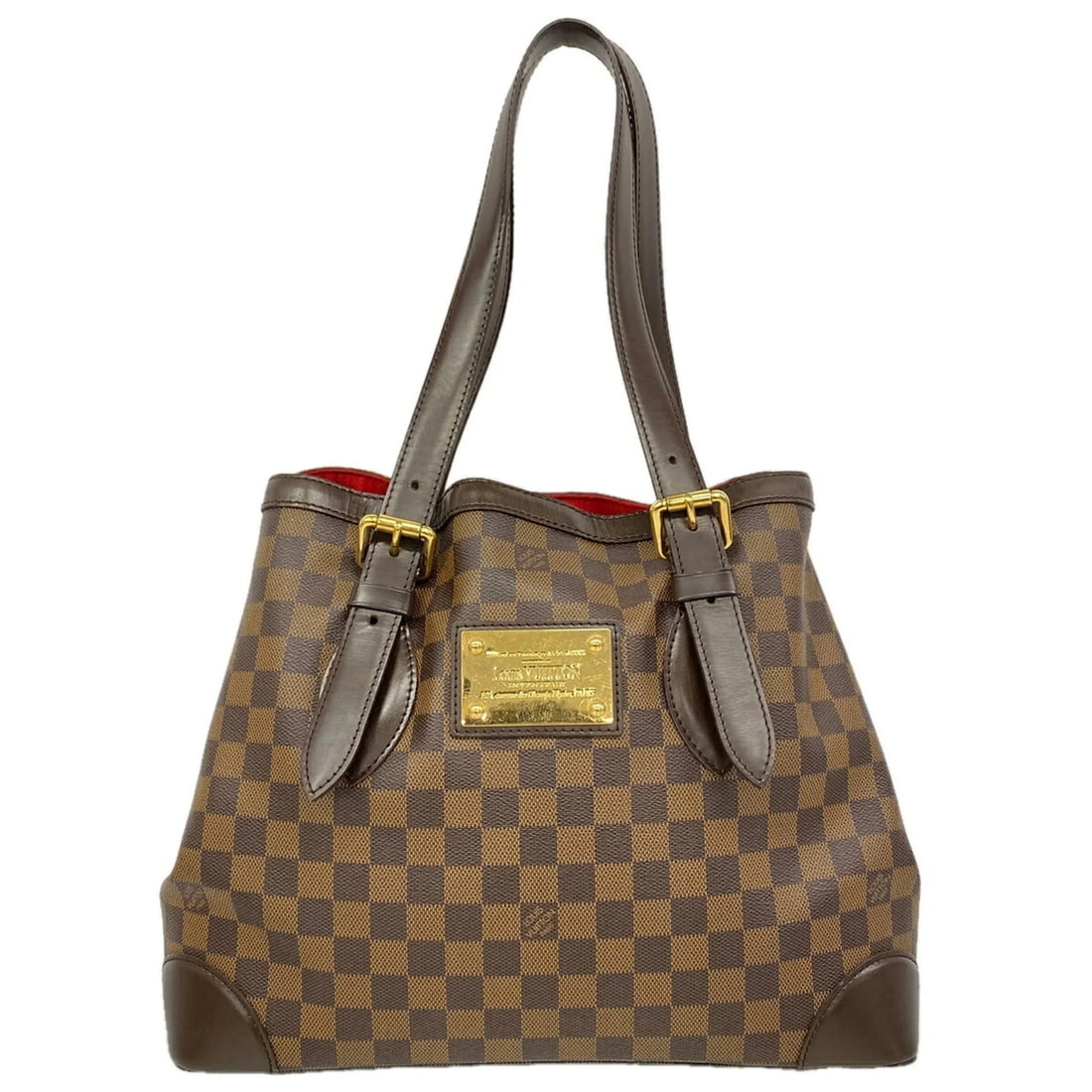 LOUIS VUITTON DAMIER HAMPSTEAD MM TOTE BAG: Louis Vuitton Damier Hampstead MM Tote Bag Brand: Louis Vuitton Type/Style: Tote bag Material: None Color: Ebene Size: (HxWxD) 28cm x 35cm x 17cm / 11.02inch x 13.77inch x 6.69inch Accessories: No