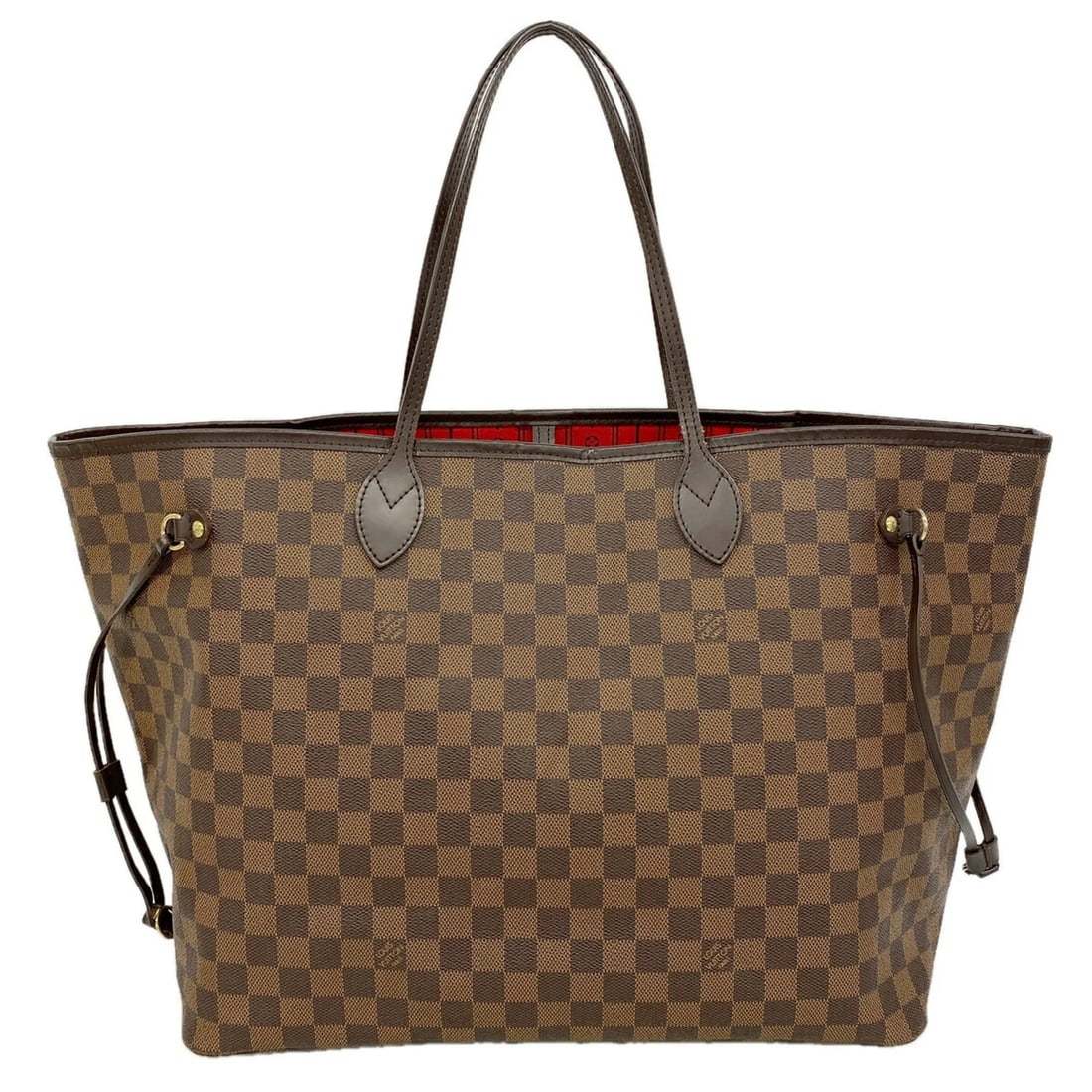 LOUIS VUITTON DAMIER NEVERFULL GM TOTE BAG: Louis Vuitton Damier Neverfull GM Tote Bag Brand: Louis Vuitton Type/Style: Tote bag Material: None Color: Ebene Size: (HxWxD) 32cm x 40cm x 20cm / 12.59inch x 15.74inch x 7.87inch Accessories: None