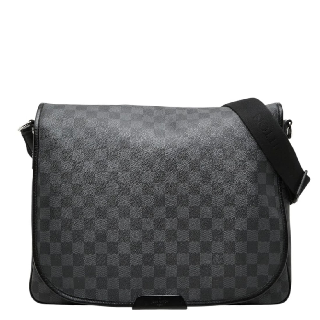 LOUIS VUITTON DAMIER GRAPHITE DANIEL CROSSBODY SHOULDER BAG: Louis Vuitton Damier Graphite Daniel Crossbody Shoulder Bag Brand: Louis Vuitton Type/Style: Shoulder bag Material: PVC , Leather Color: Black Size: (HxWxD) 28cm x 38cm x 7cm / 11.02inch x 14.96inch