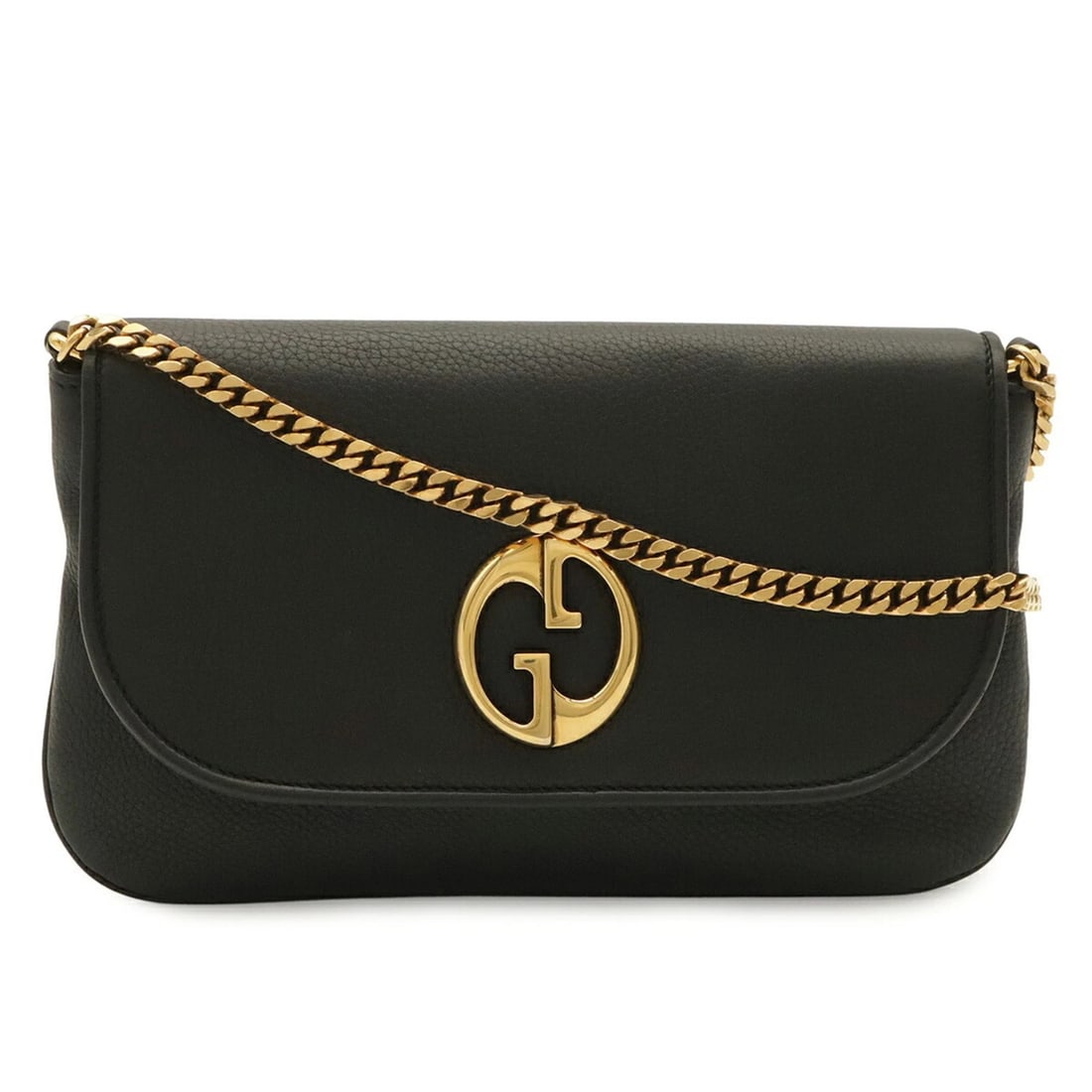 GUCCI INTERLOCKING G DOUBLE CHAIN SHOULDER BAG - 2