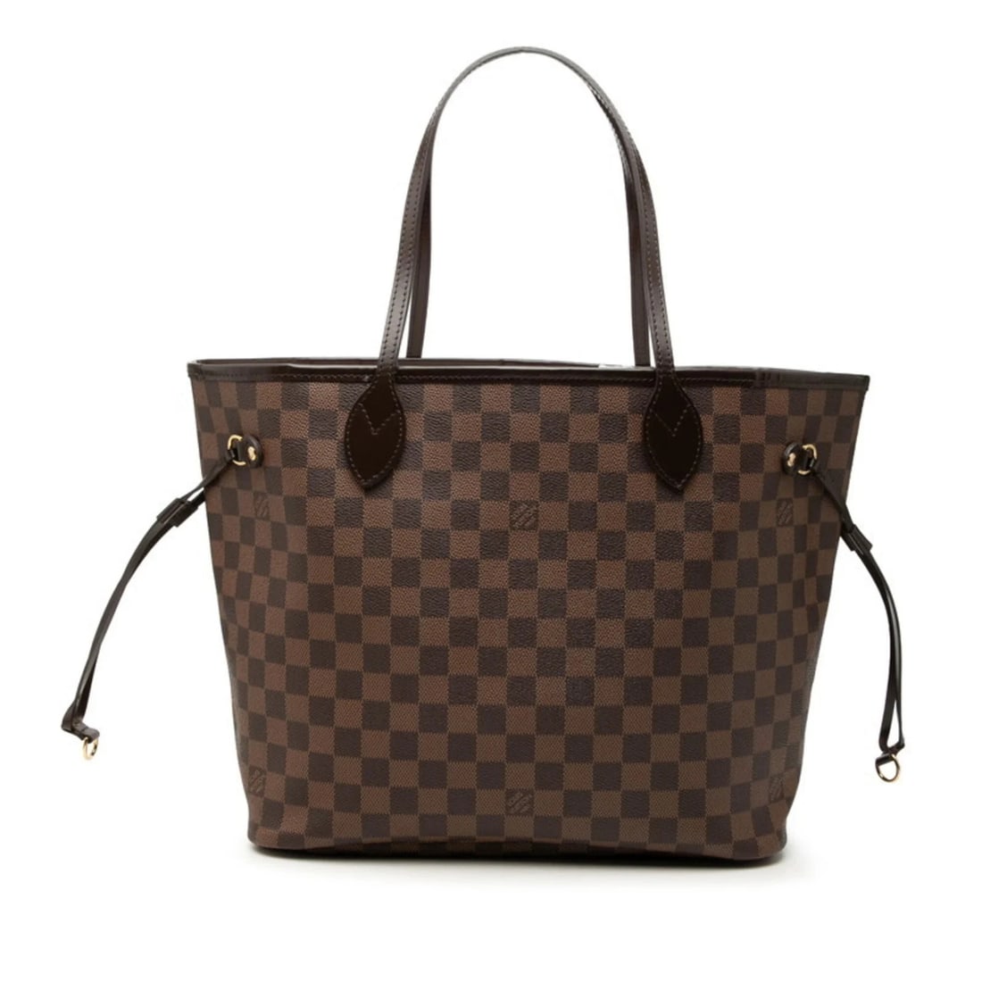 LOUIS VUITTON DAMIER NEVERFULL MM TOTE BAG SHOULDER HANDBAG: Louis Vuitton Damier Neverfull MM Tote Bag Shoulder Handbag Brand: Louis Vuitton Type/Style: Handbag, Shoulder bag, Tote bag Material: PVC , Leather Color: Brown Size: (HxWxD) 28.5cm x 47.5cm x 15cm /
