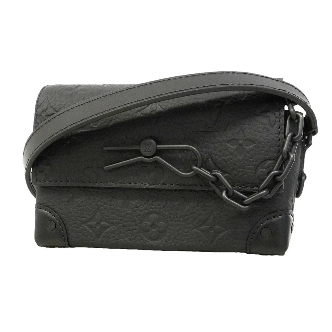 LOUIS VUITTON SHOULDER BAG MONOGRAM TAURILLON STEAMER: Louis Vuitton Shoulder Bag Monogram Taurillon Steamer Brand: Louis Vuitton Type/Style: Shoulder bag Material: Monogram Color: Noir Size: (HxWxD) 12.5cm x 17.5cm x 6cm / 4.92inch x 6.88inch x 2.36inch