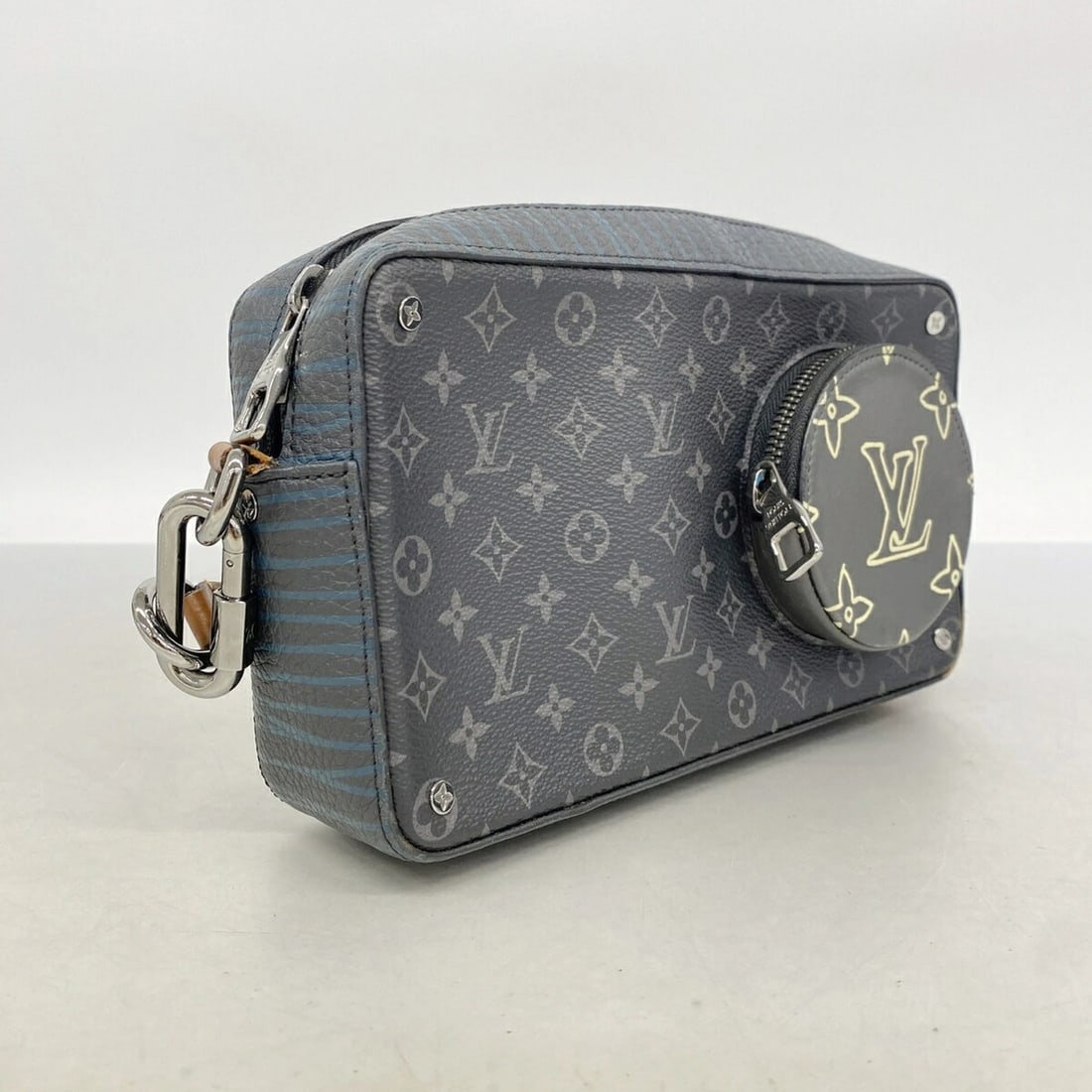 LOUIS VUITTON MONOGRAM ECLIPSE SHOULDER BAG - 2