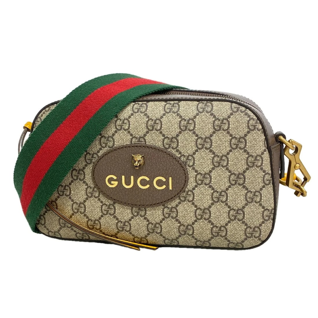GUCCI GG SUPREME SHOULDER BAG BROWN: Gucci GG Supreme Shoulder Bag Brown Brand: Gucci Type/Style: Shoulder bag Material: PVC Color: Brown Size: (HxWxD) 14.5cm x 22cm x 7cm / 5.7inch x 8.66inch x 2.75inch Accessories: None Acc