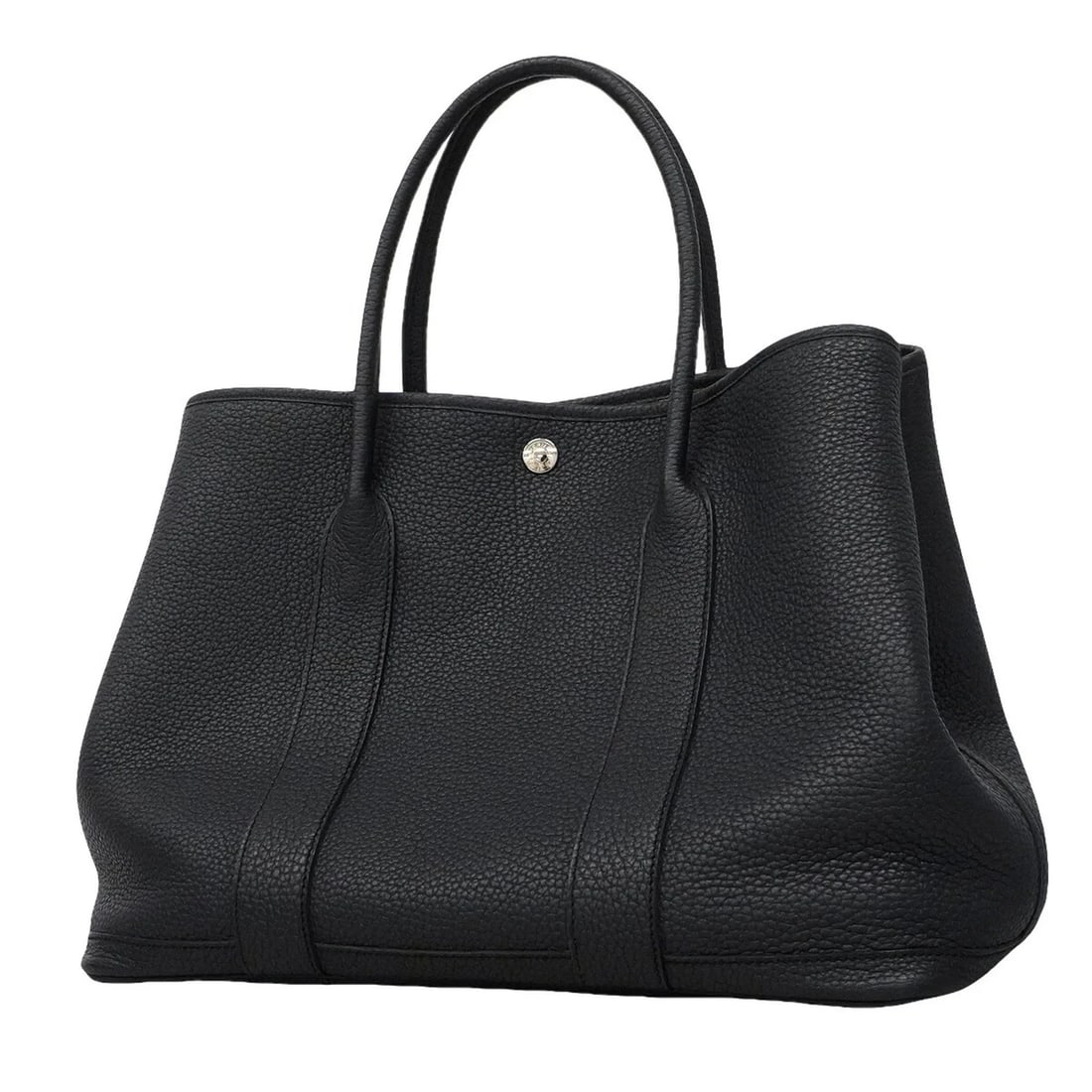 HERMES GARDEN PM TOTE BAG, NEGONDA BLUE NUIT: Hermes Garden PM Tote Bag, Negonda Blue Nuit Brand: Hermes Type/Style: Tote bag Material: Negonda leather Color: Blue nuit Size: (HxWxD) 27cm x 37cm x 17cm / 10.62inch x 14.56inch x 6.69inch