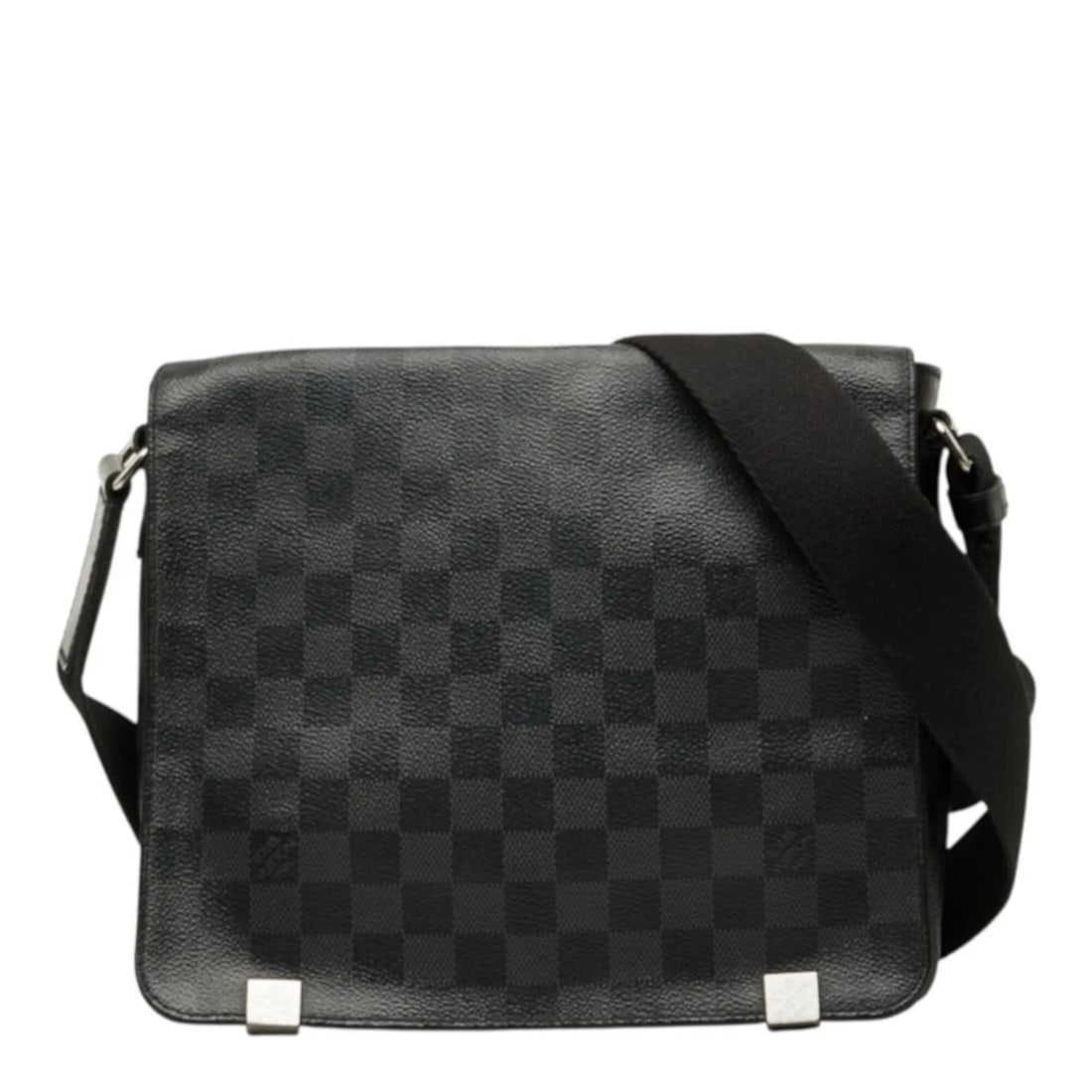 LOUIS VUITTON DAMIER GRAPHITE DISTRICT PM NM CROSSBODY: Louis Vuitton Damier Graphite District PM NM Crossbody Brand: Louis Vuitton Type/Style: Shoulder bag Material: PVC , Leather Color: Black, Damier Graphite Size: (HxWxD) 23cm x 25cm x 7cm / 9.05inch x