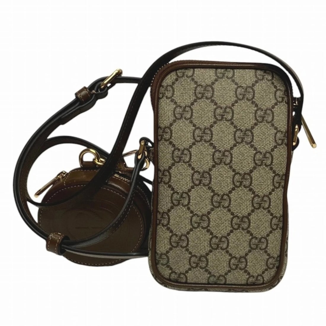 GUCCI SHOULDER BAG, INTERLOCKING G DESIGN - 2