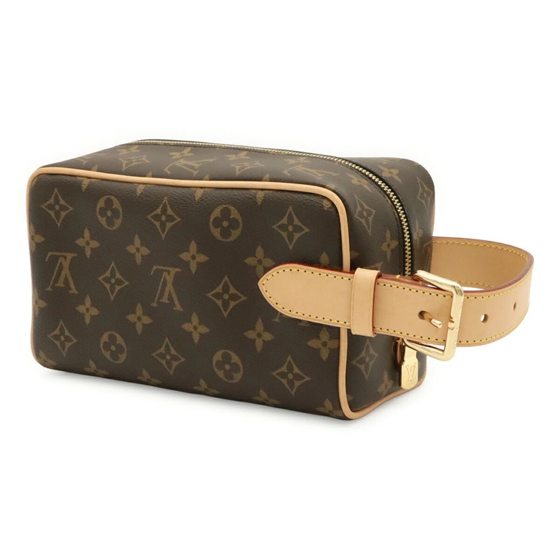 LOUIS VUITTON MONOGRAM LOCKER DOPP KIT SECOND BAG - 3